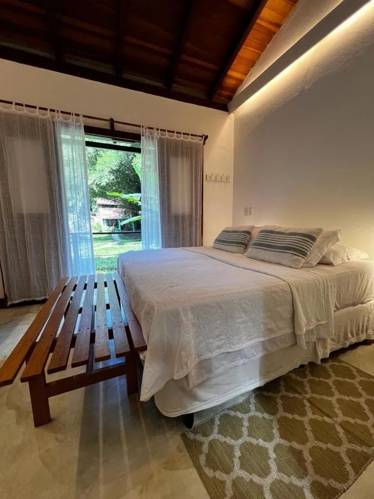 Bed in O Sitio - Ilha Grande