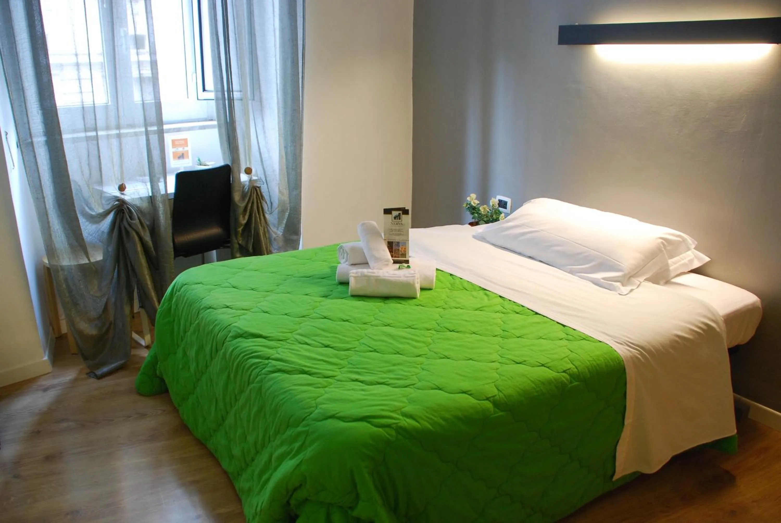 Bed in Nerva Accommodation