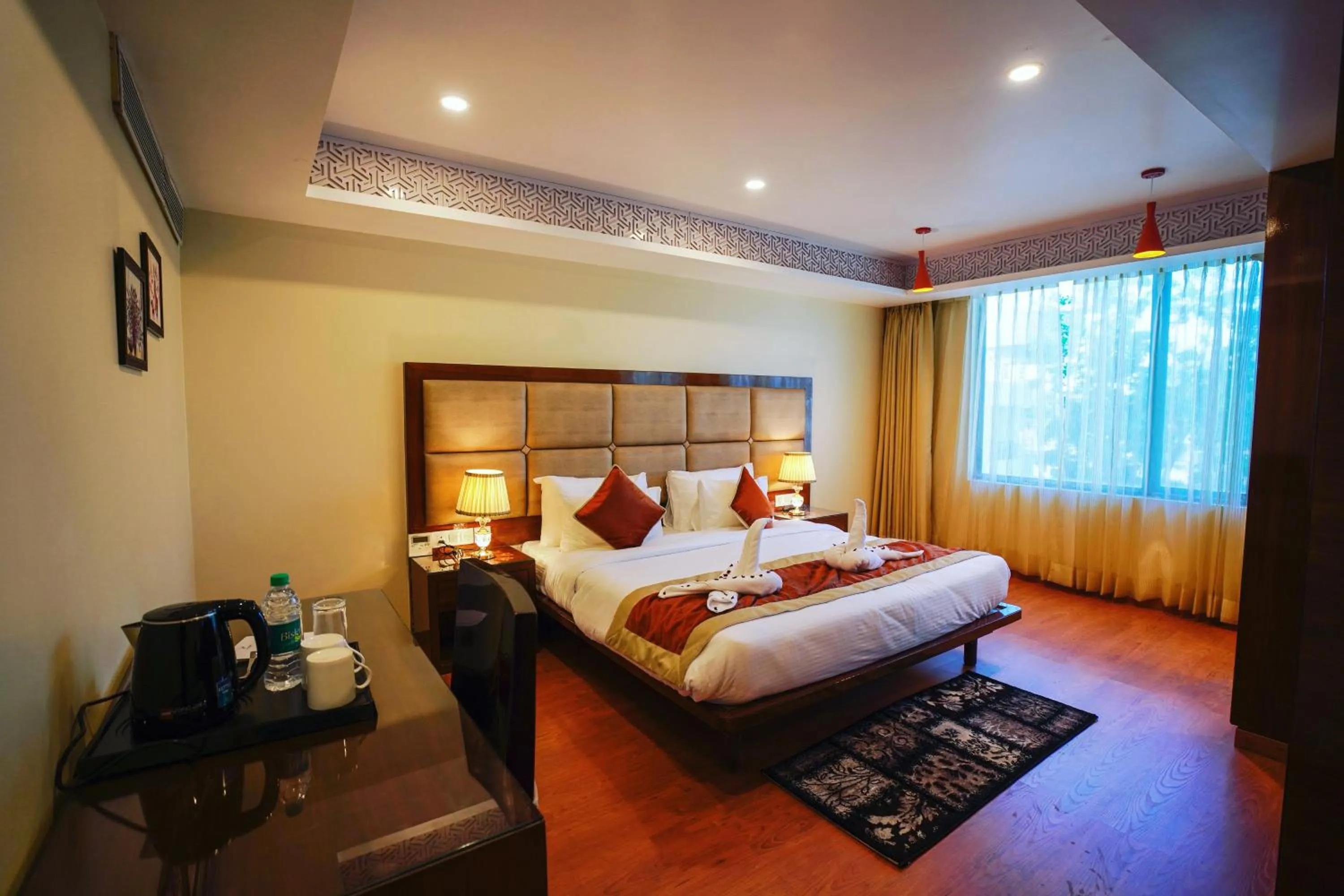 Bedroom, Bed in Hotel Indo Prime - Jaipur City Centre