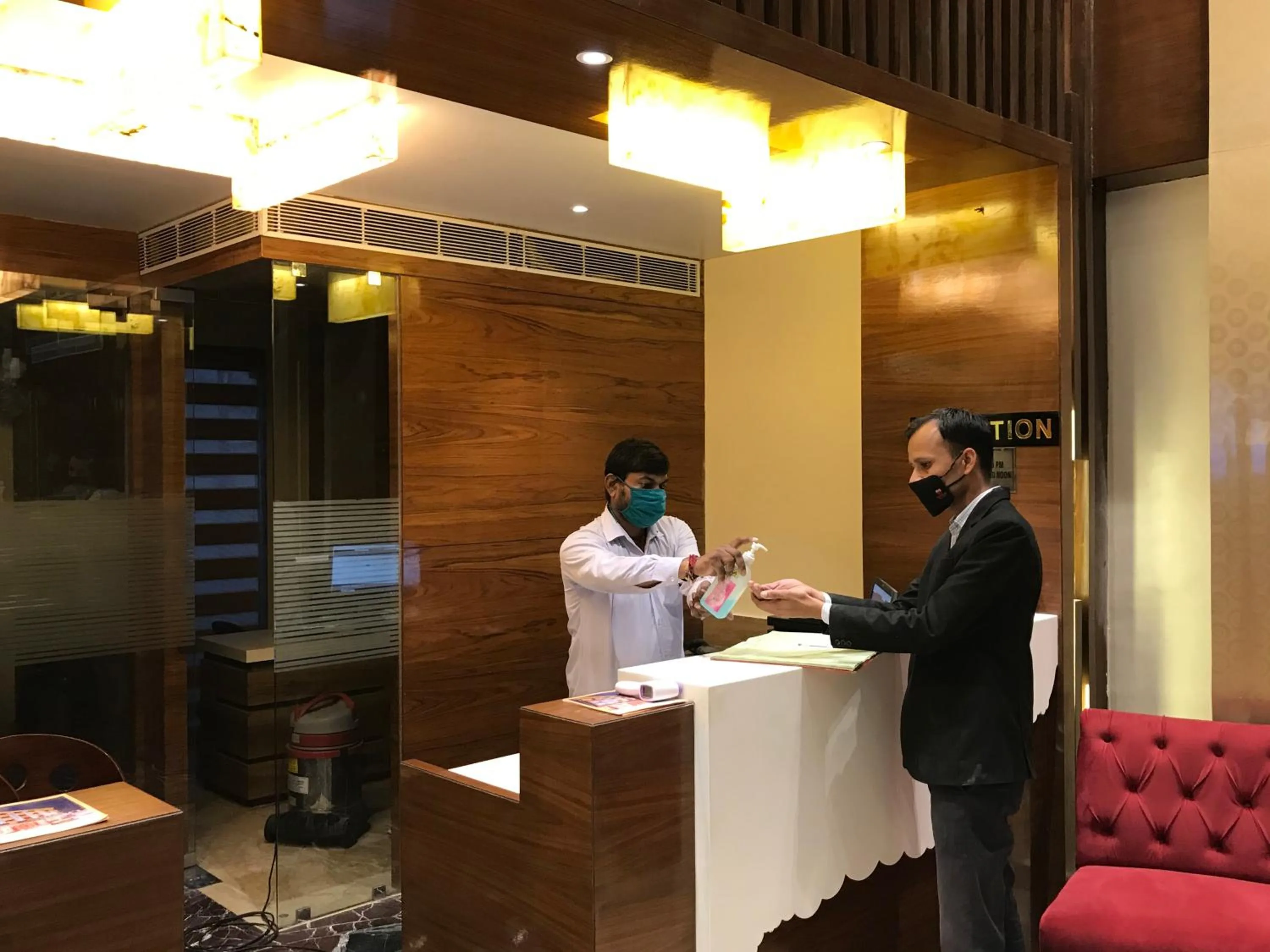 Lobby or reception in Hotel Indo Prime - Jaipur City Centre