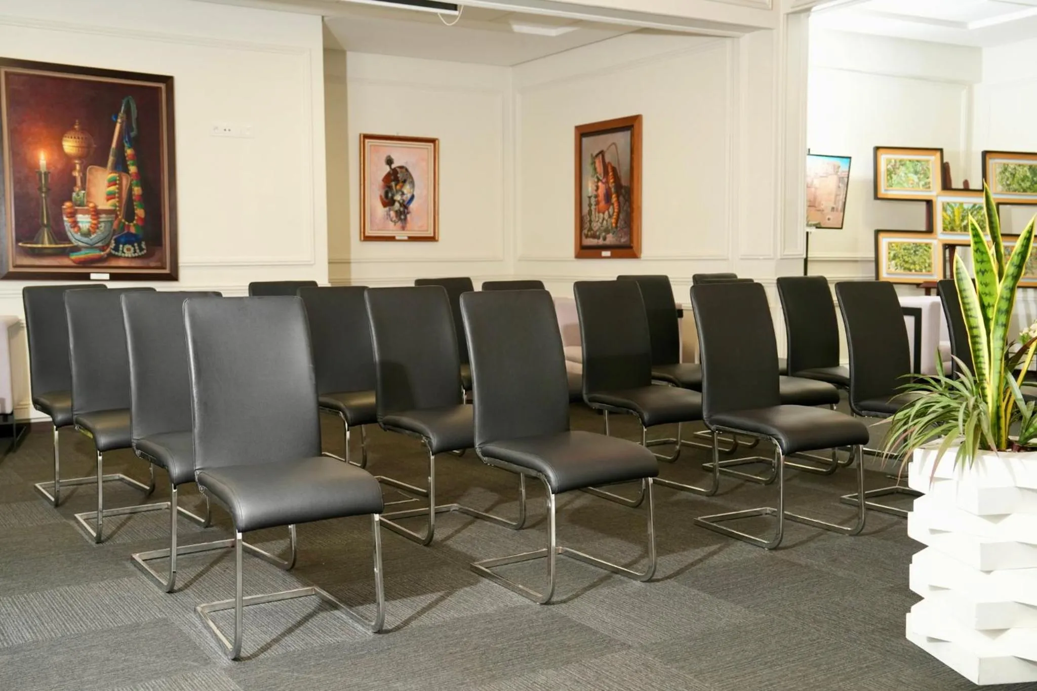 Seating area in NJ Hotel Rabat