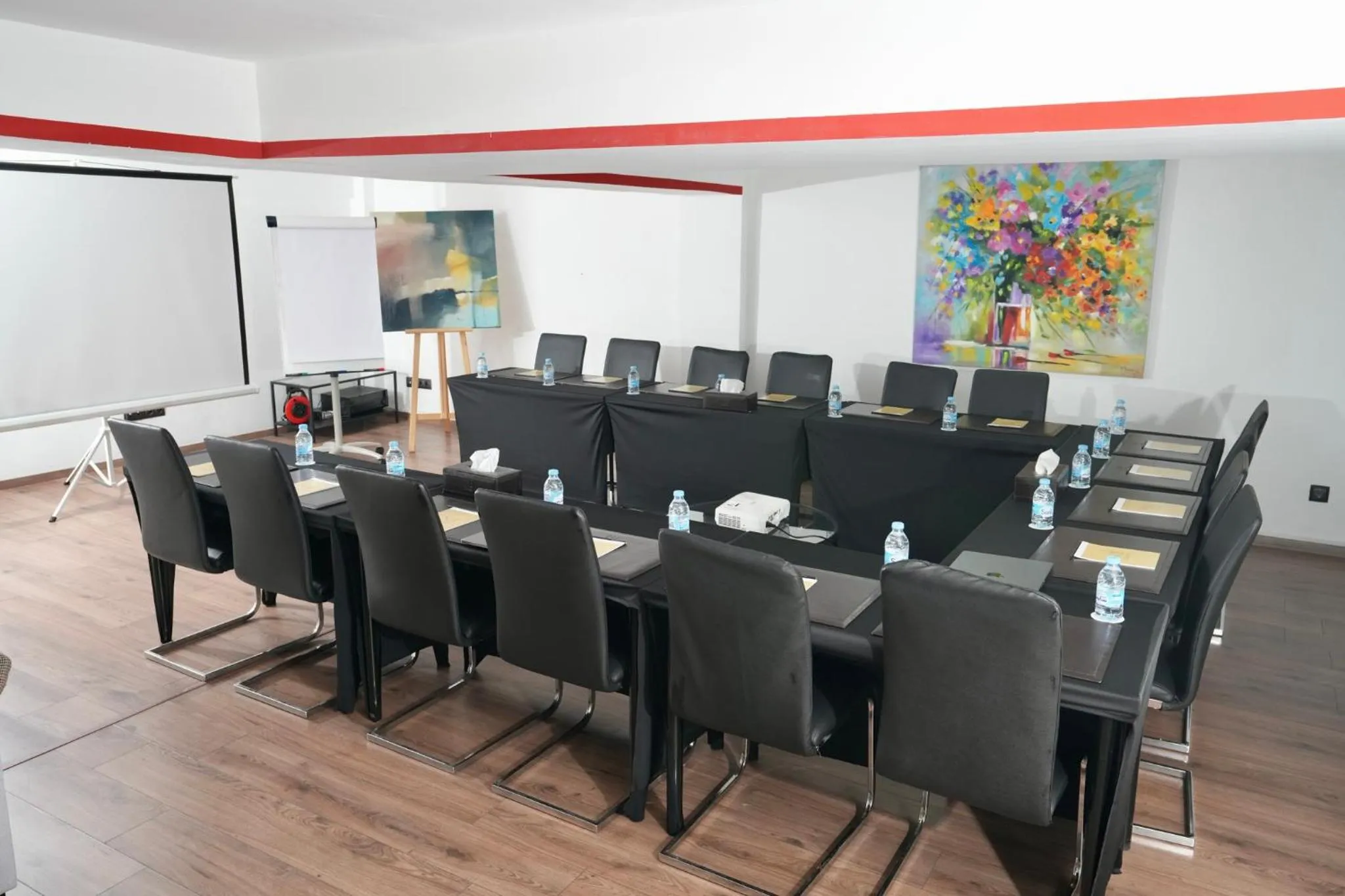 Seating area in NJ Hotel Rabat