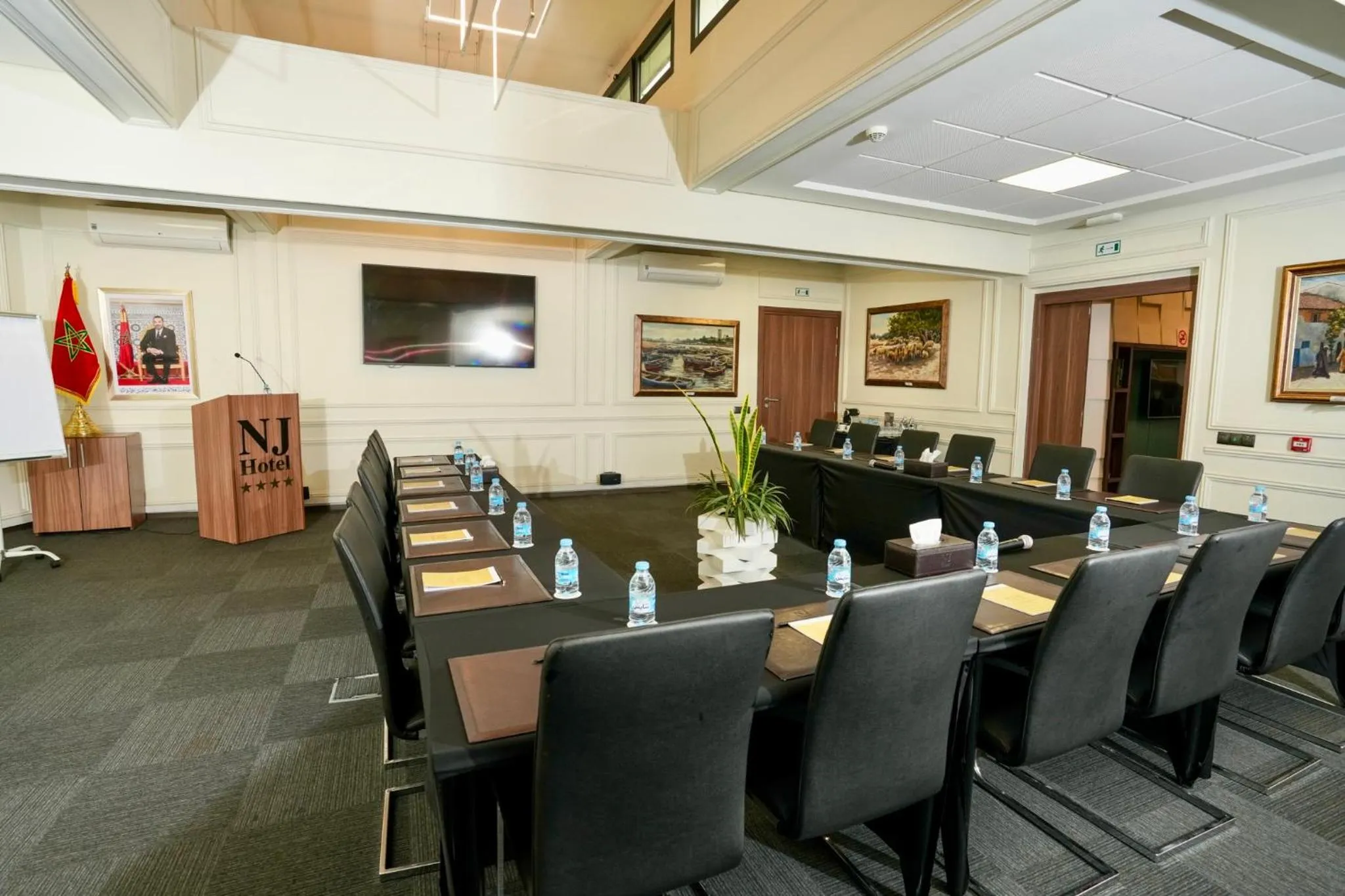 Seating area in NJ Hotel Rabat