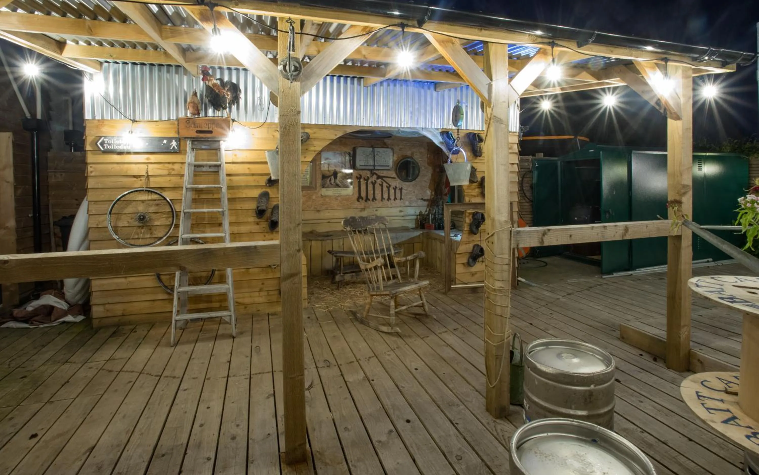 Garden in James’ Place @ Bike Park Wales and The Brecon Beacons