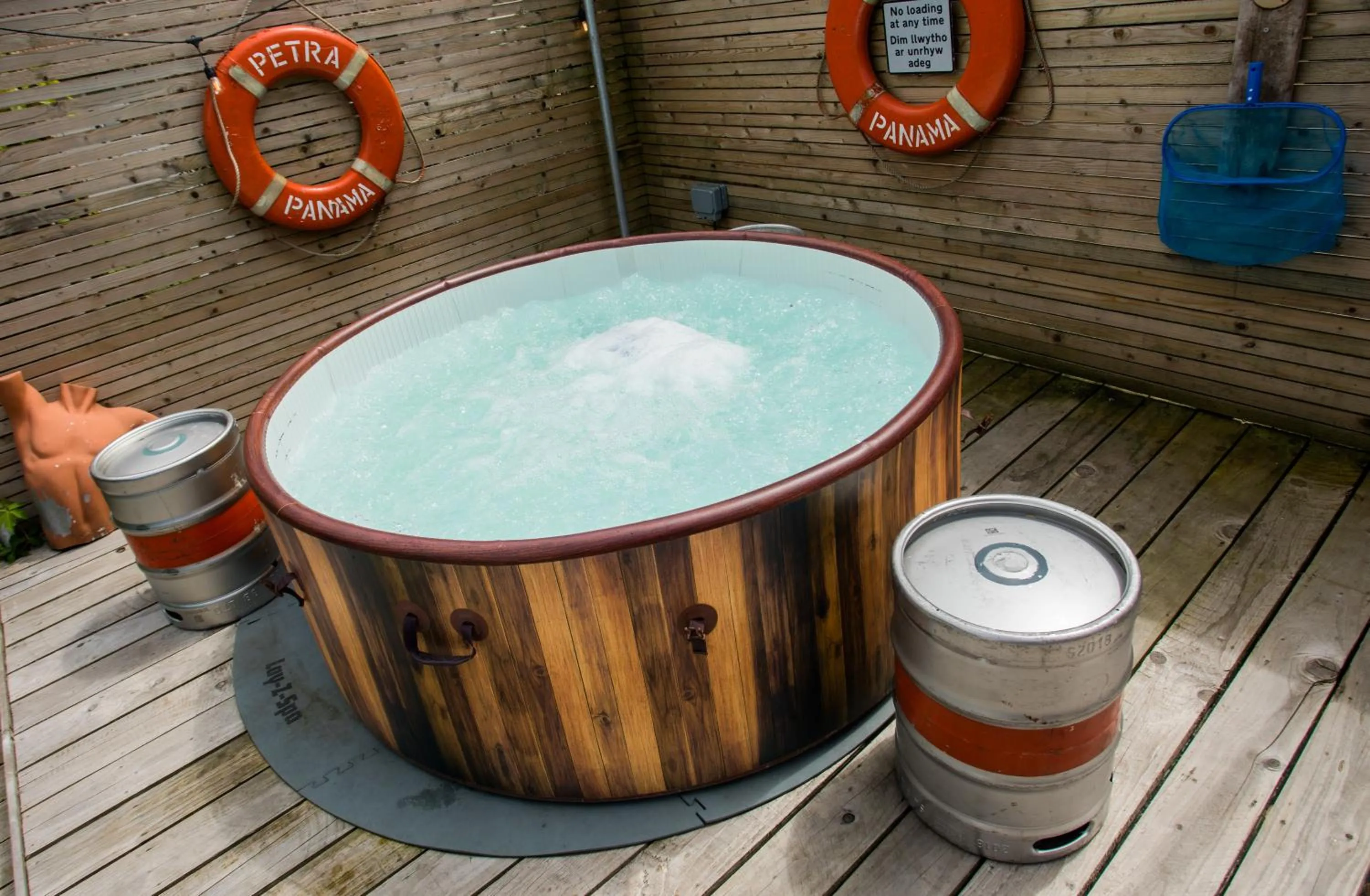 Garden in James’ Place @ Bike Park Wales and The Brecon Beacons