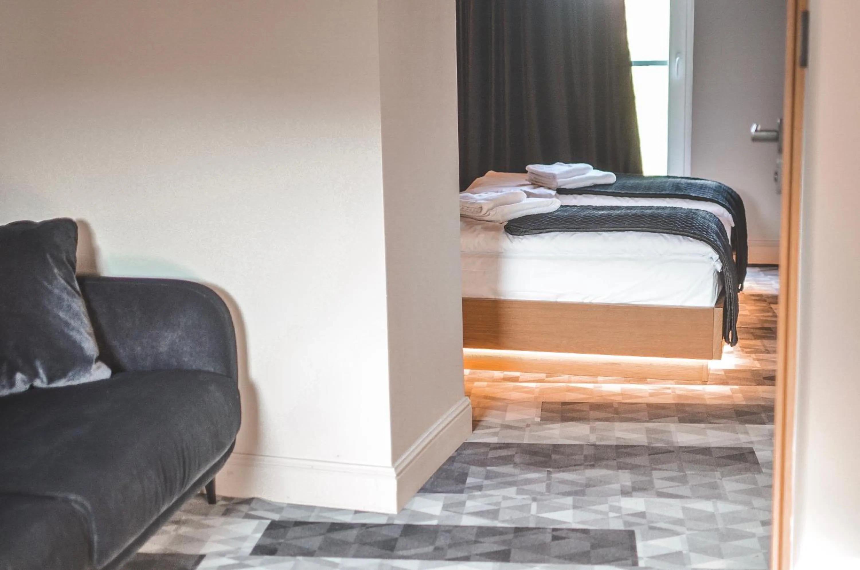 Bed in Sansara Apartments