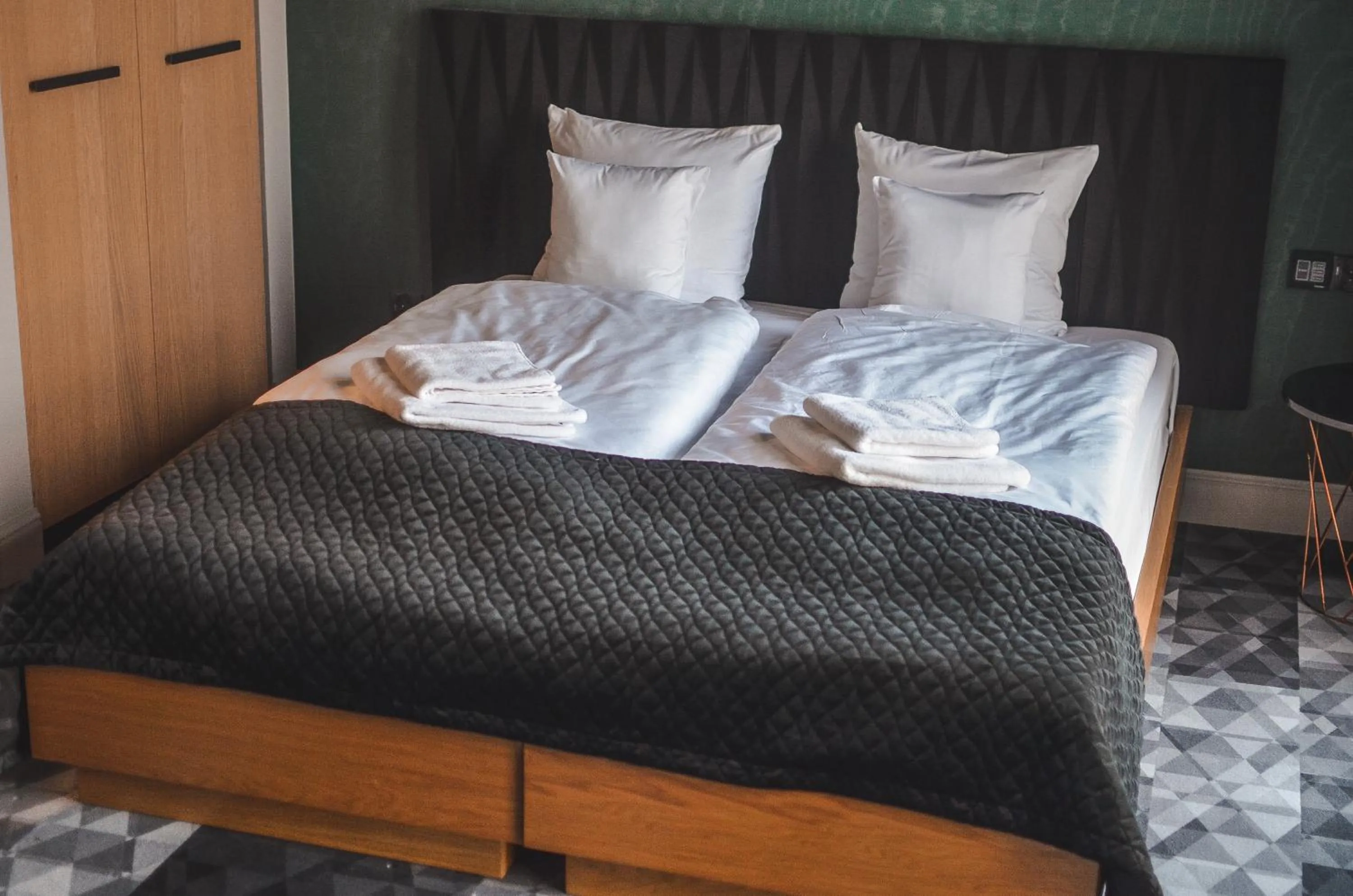 Bed in Sansara Apartments