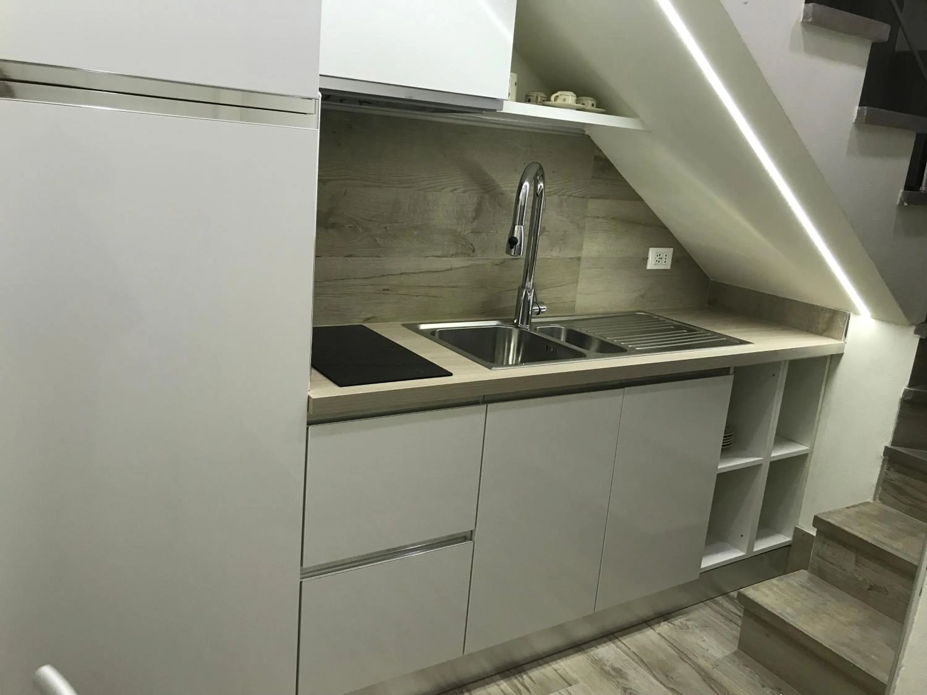 Communal kitchen in Bed & Breakfast Case Osti