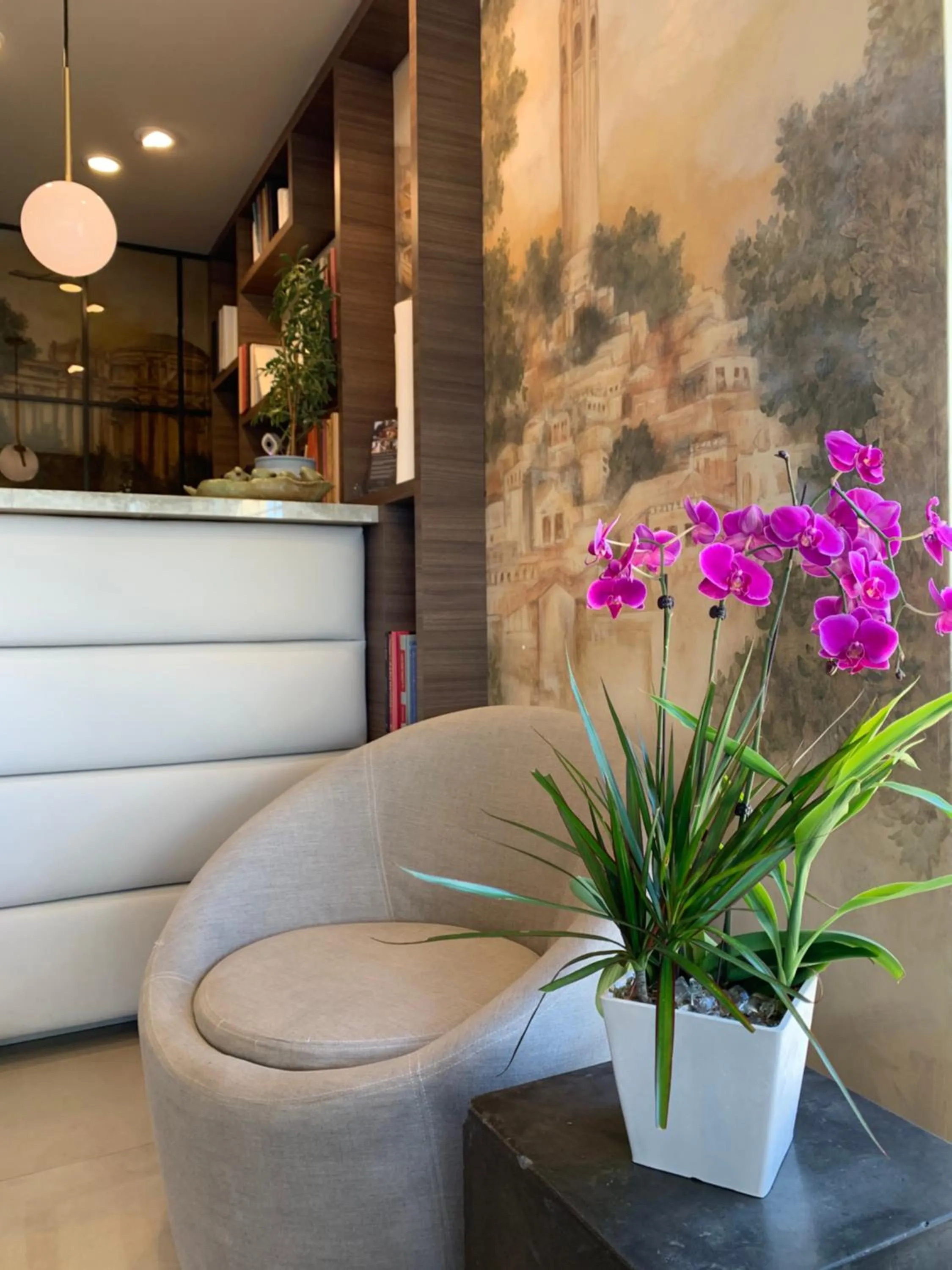 Lobby or reception in The Dylan Hotel at SFO