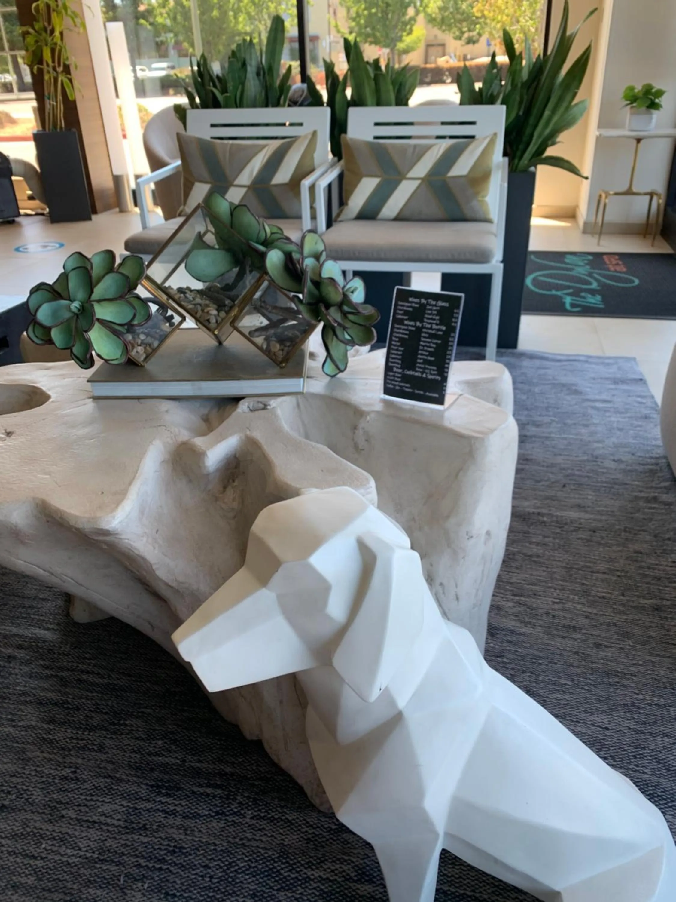 Decorative detail in The Dylan Hotel at SFO