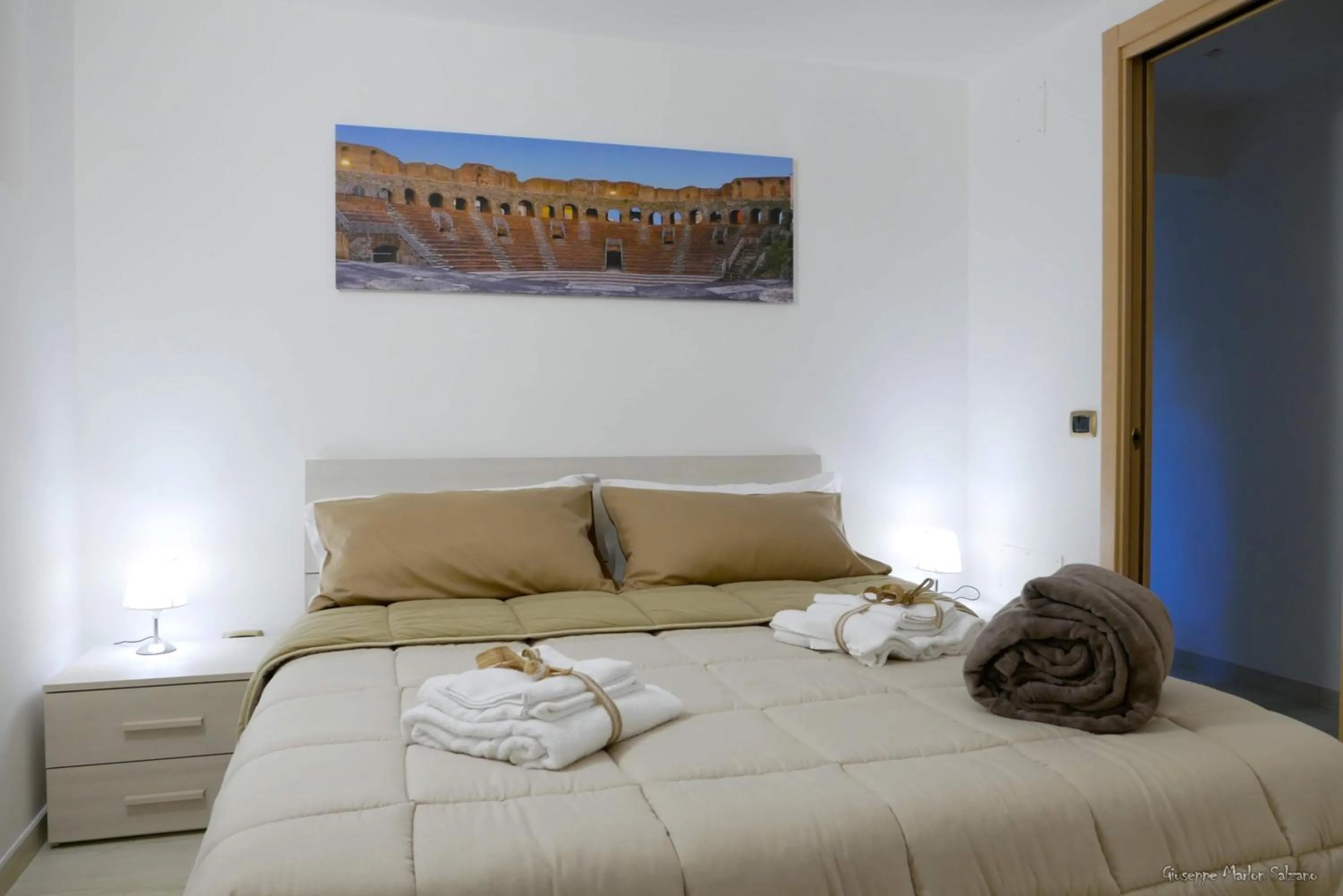 Bed in B&B AL TEATRO ROMANO