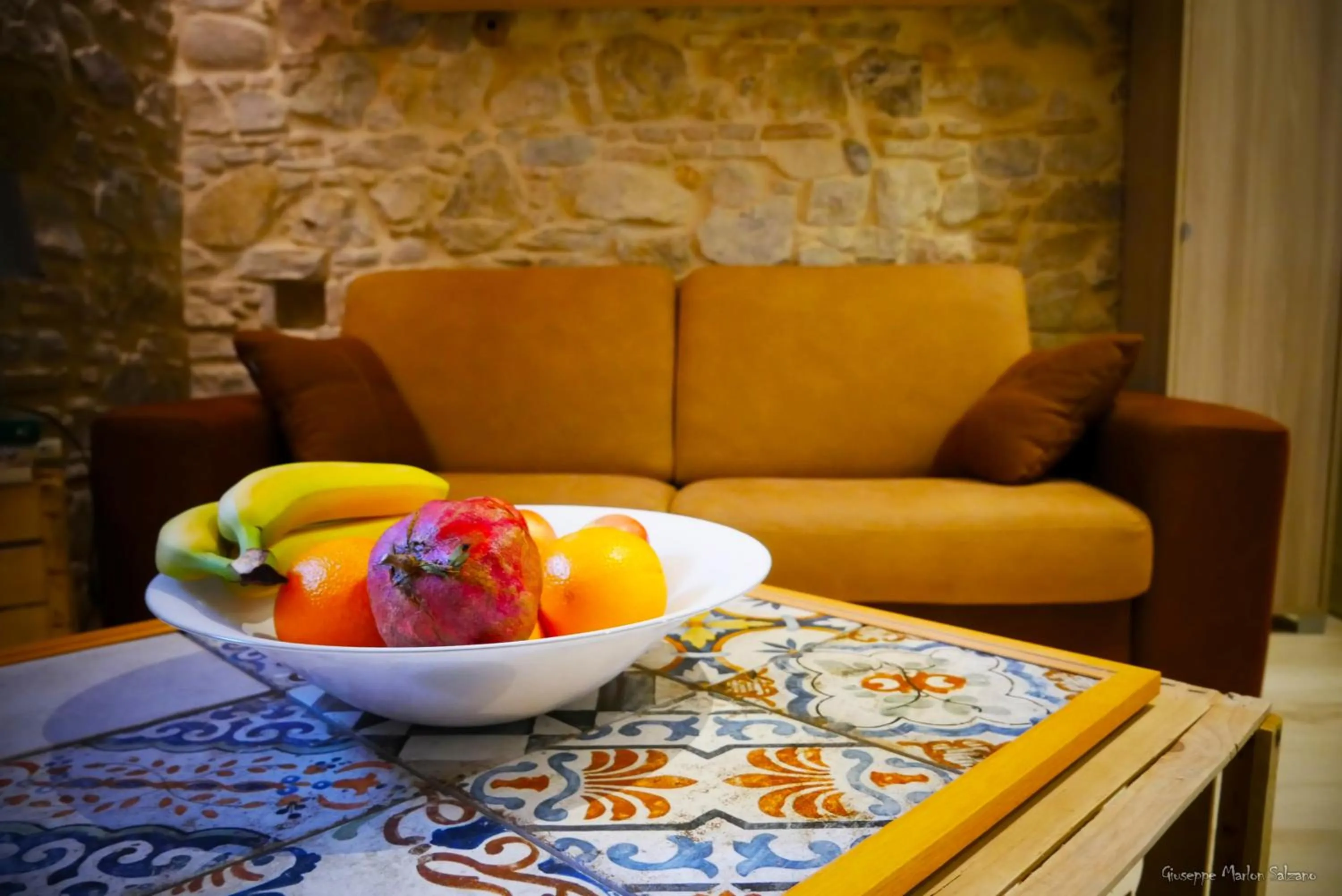 Living room in B&B AL TEATRO ROMANO