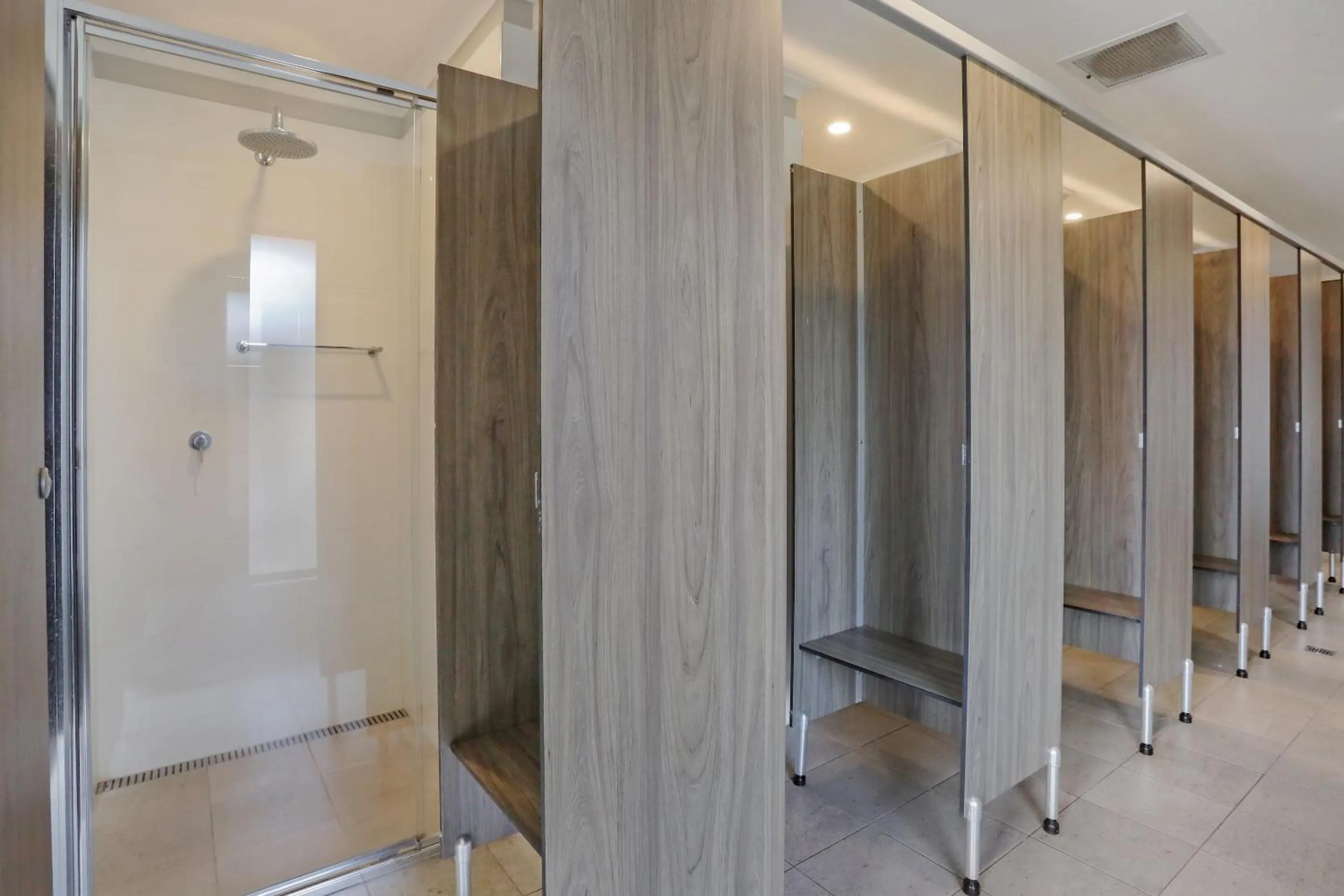 Shower in Boydtown Beach Holiday Park