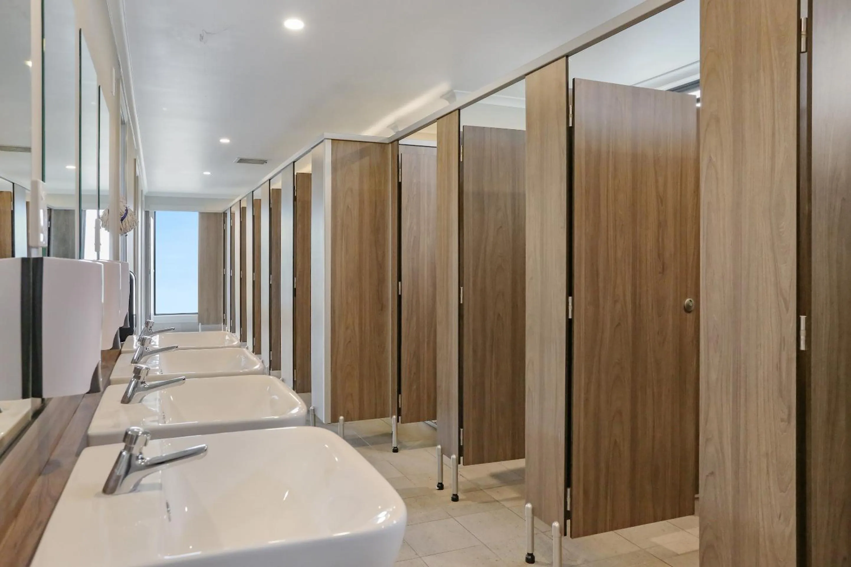 Bathroom in Boydtown Beach Holiday Park