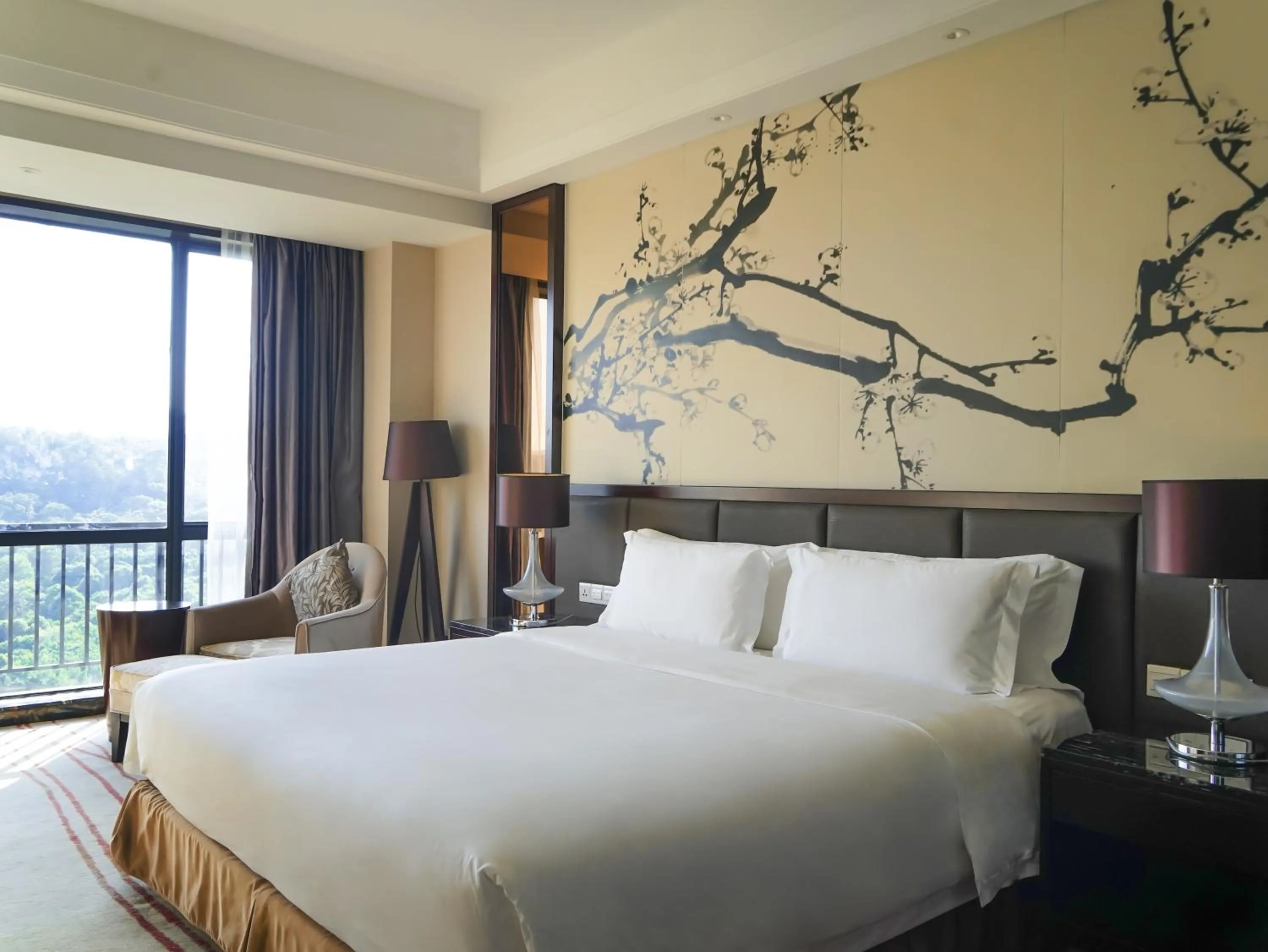 Photo of the whole room, Bed in Howard Johnson Changsheng Plaza Meizhou
