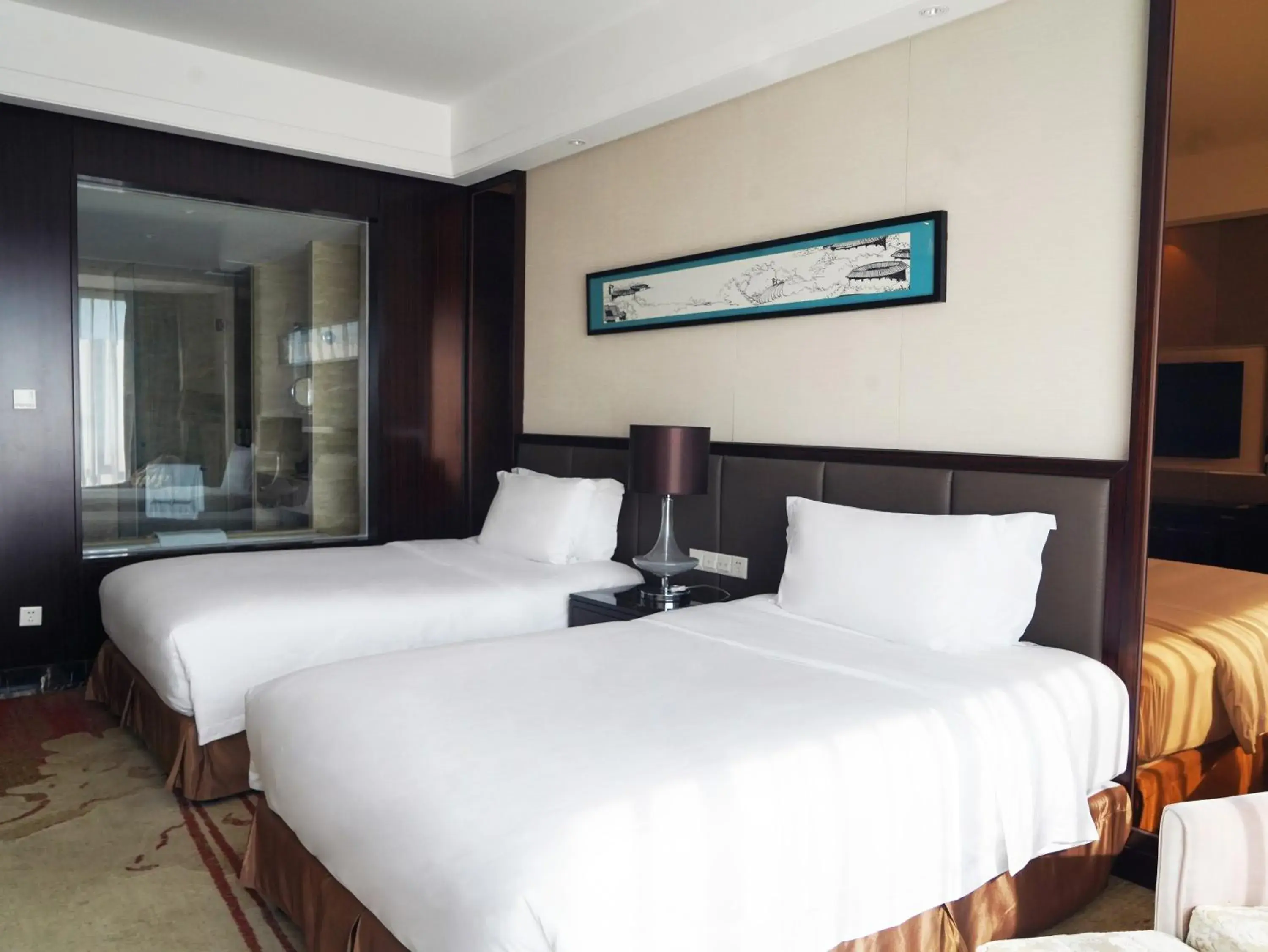 Superior Twin Room in Howard Johnson Changsheng Plaza Meizhou Superior Twin Room in Howard Johnson Changsheng Plaza Meizhou