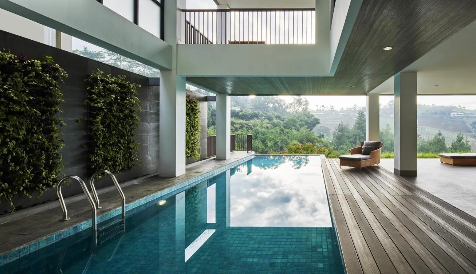 Swimming pool in Kamala plantation view villa 10 bedrooms with a private heated Infinity pool and a billiard table