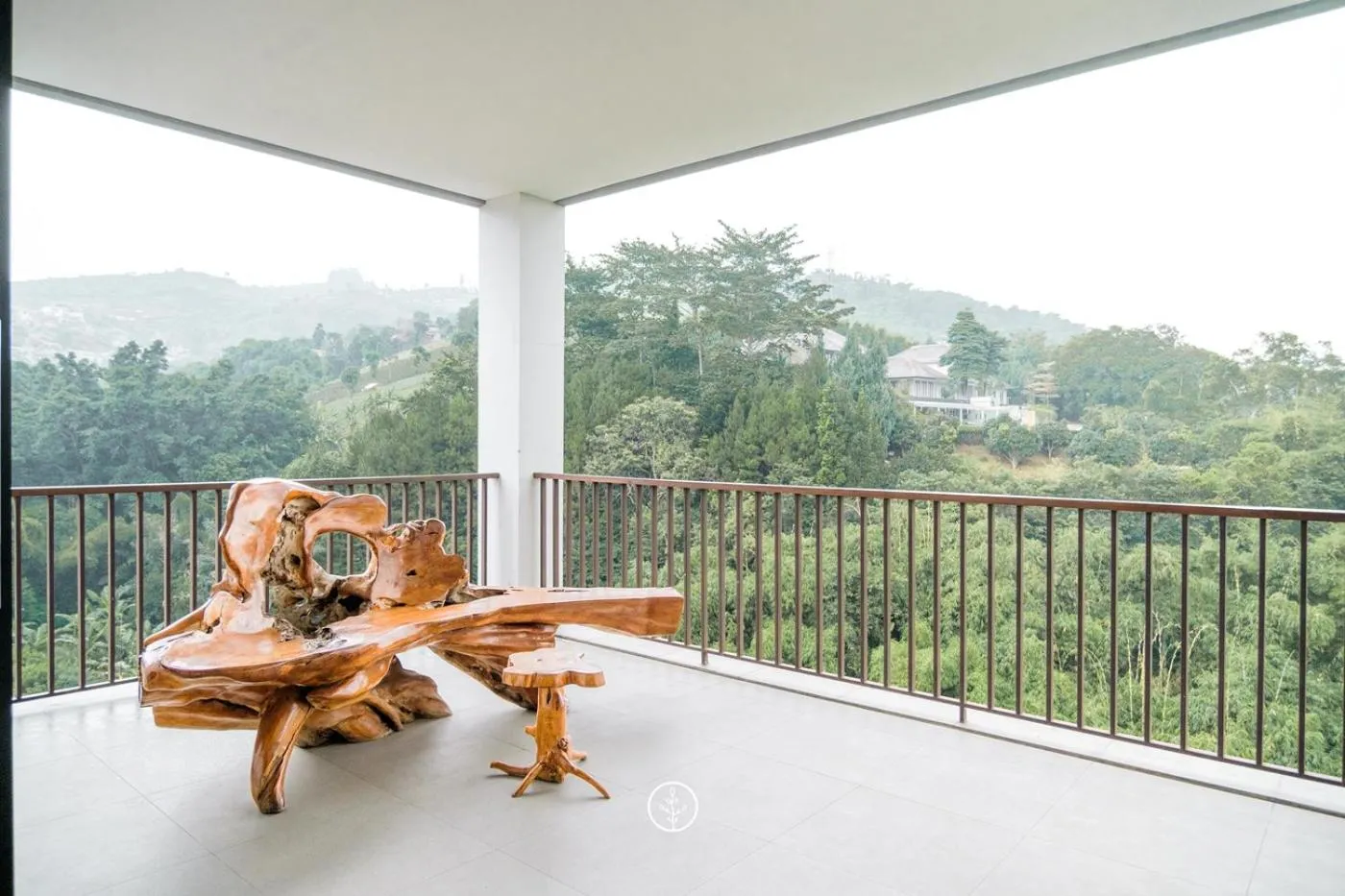 Balcony/Terrace in Kamala plantation view villa 10 bedrooms with a private heated Infinity pool and a billiard table