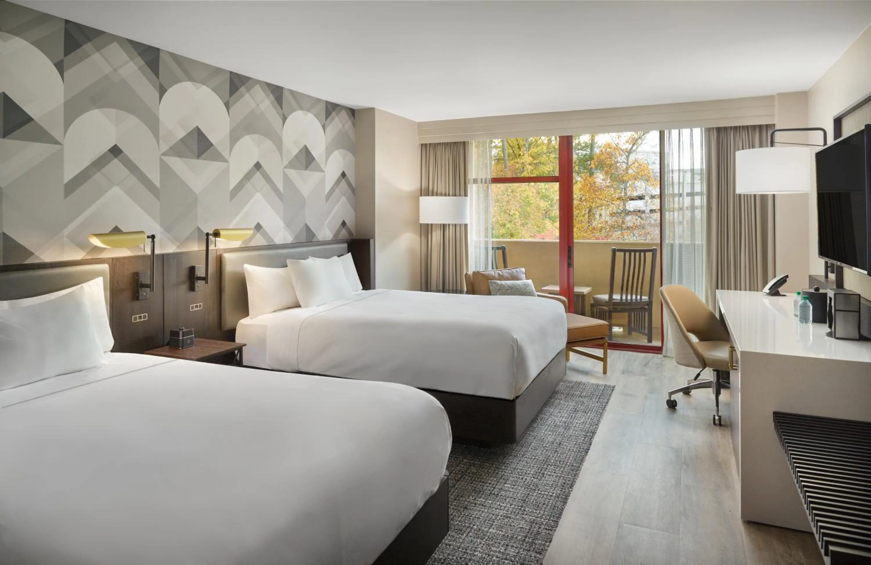 Bed in Emory Conference Center Hotel