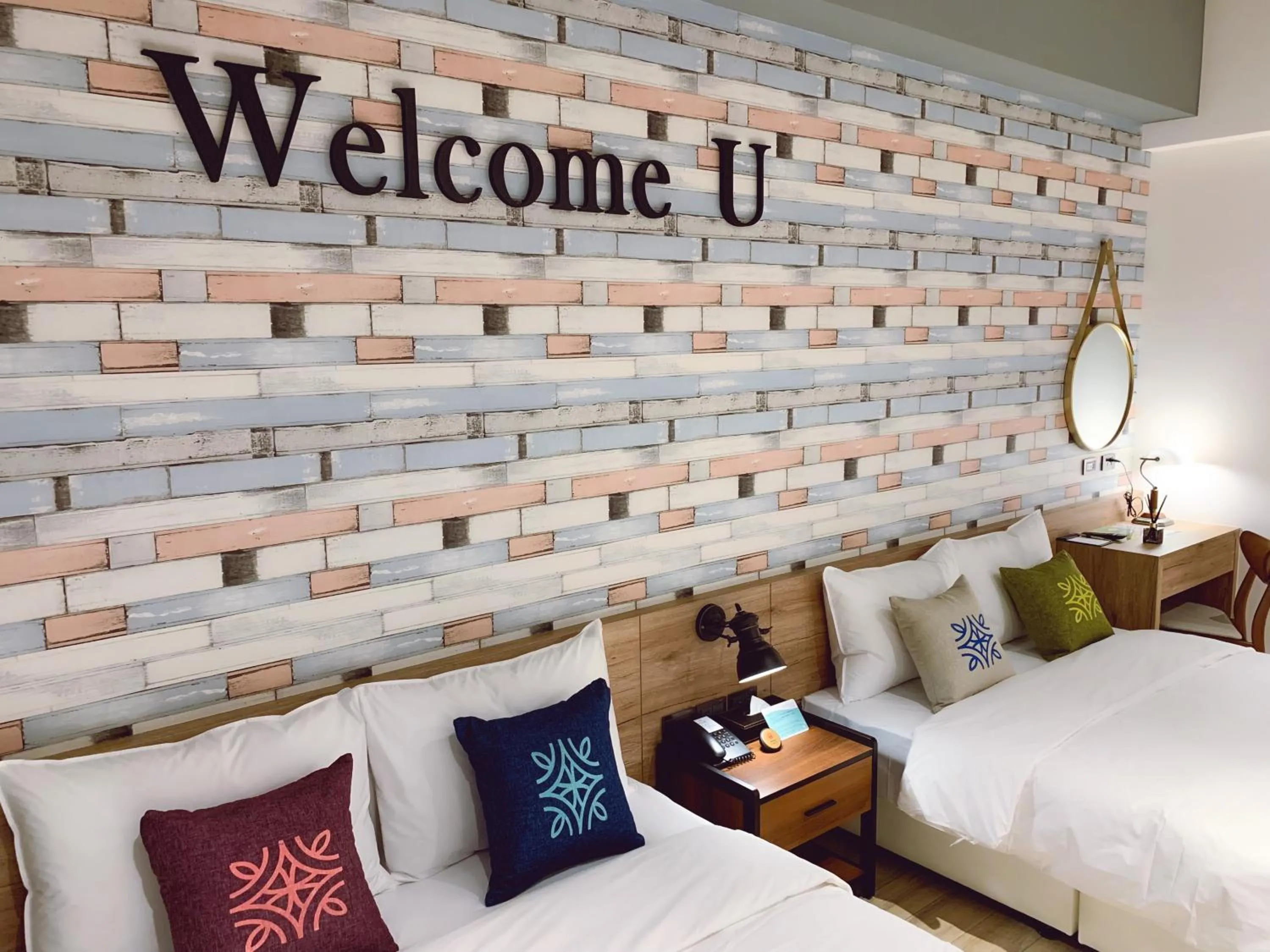 Bed in Tian Zhong Hotel