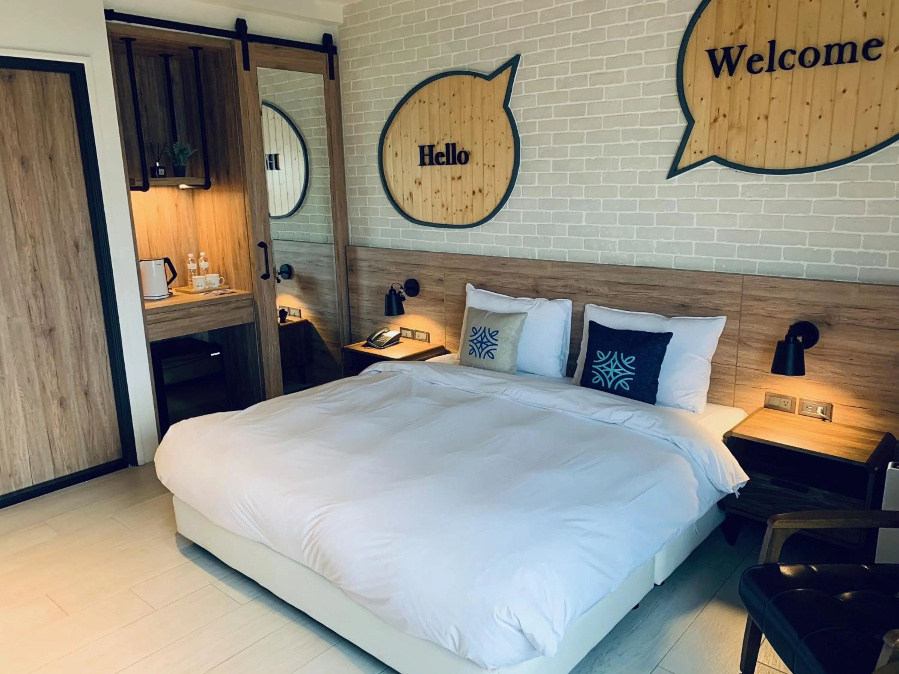 Bed in Tian Zhong Hotel