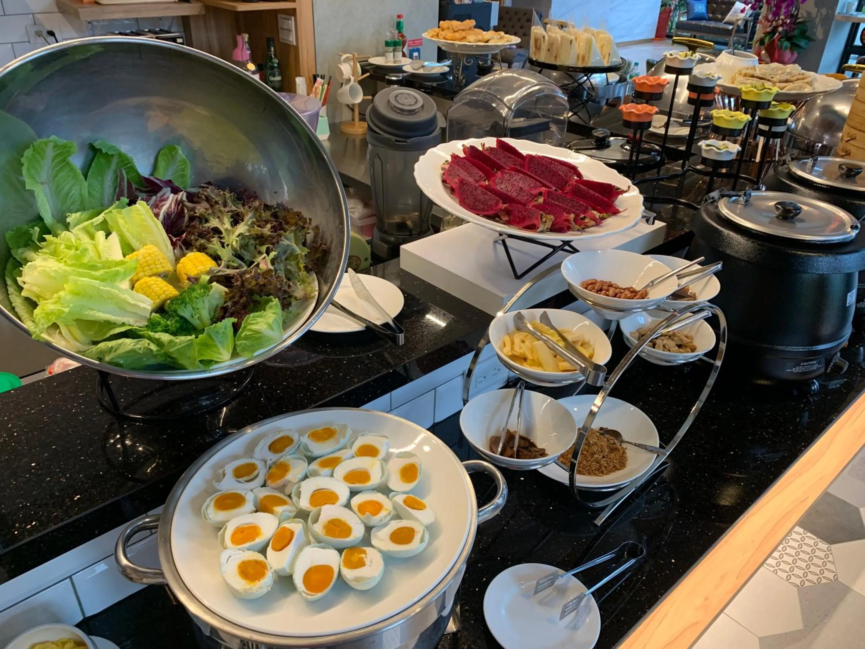 Breakfast in Tian Zhong Hotel