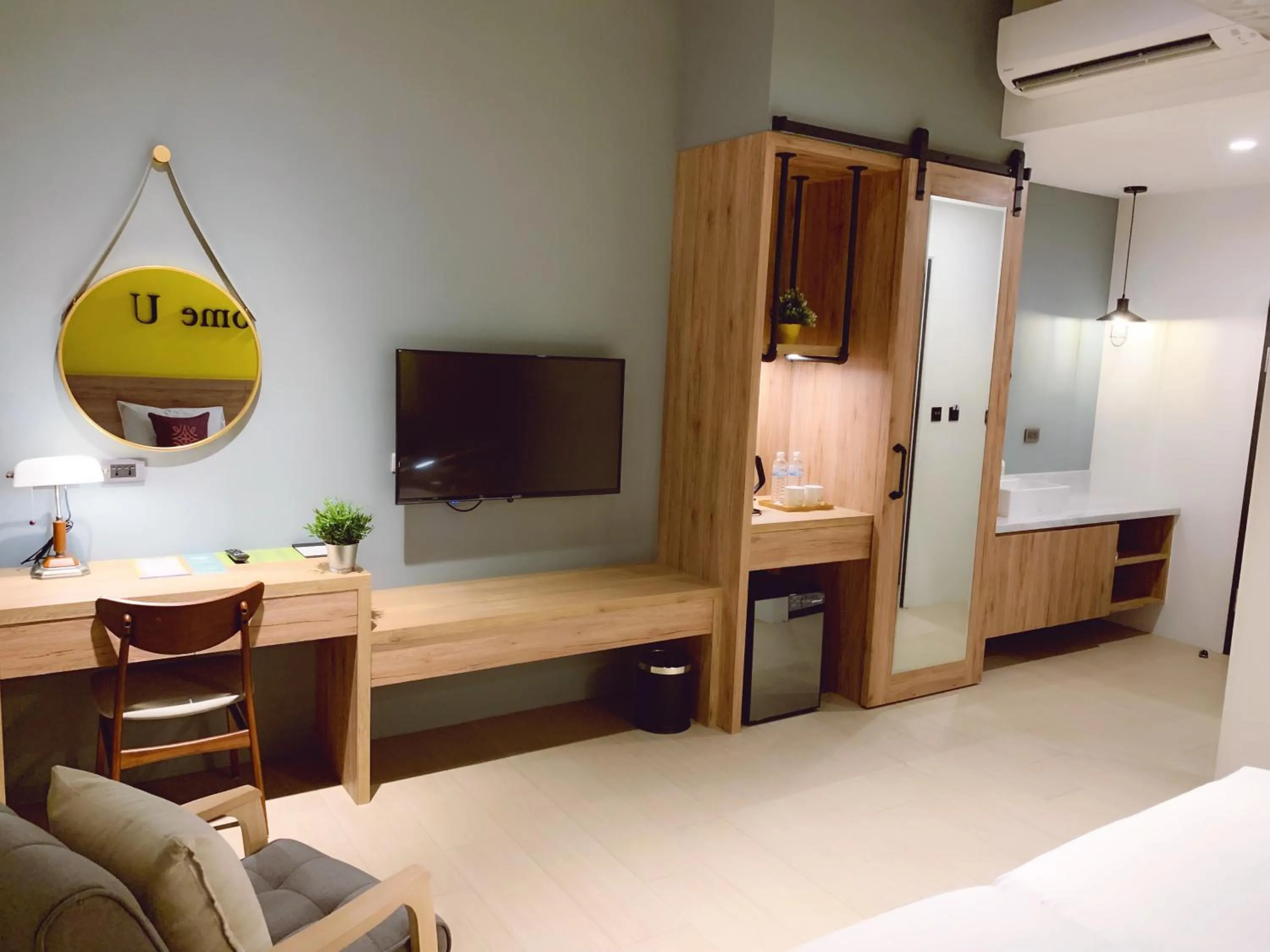 Bed in Tian Zhong Hotel