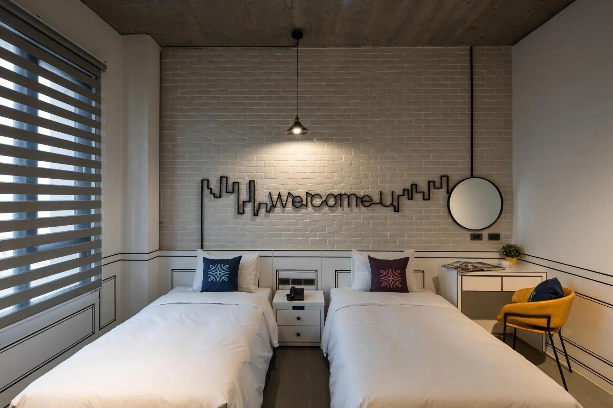 Bed in Tian Zhong Hotel