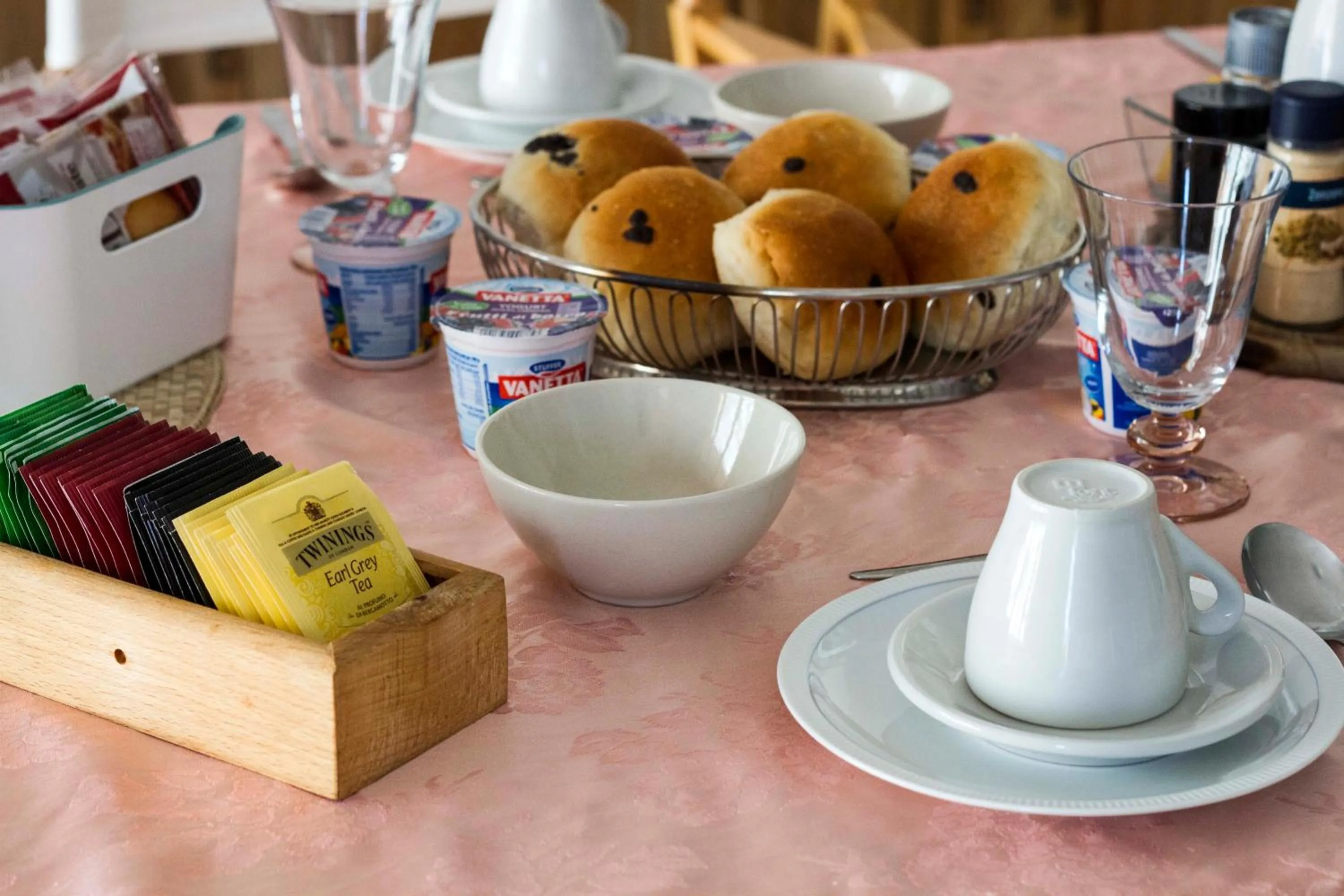 Continental breakfast in BnB Casa Rossa