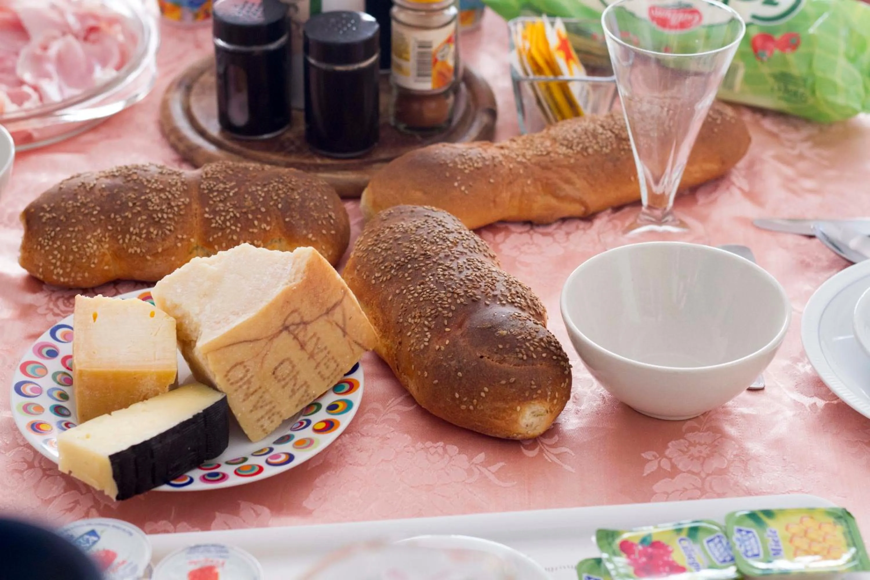 Continental breakfast in BnB Casa Rossa