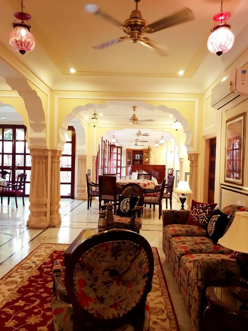 Lobby or reception in Raj Rajeshwari Haveli