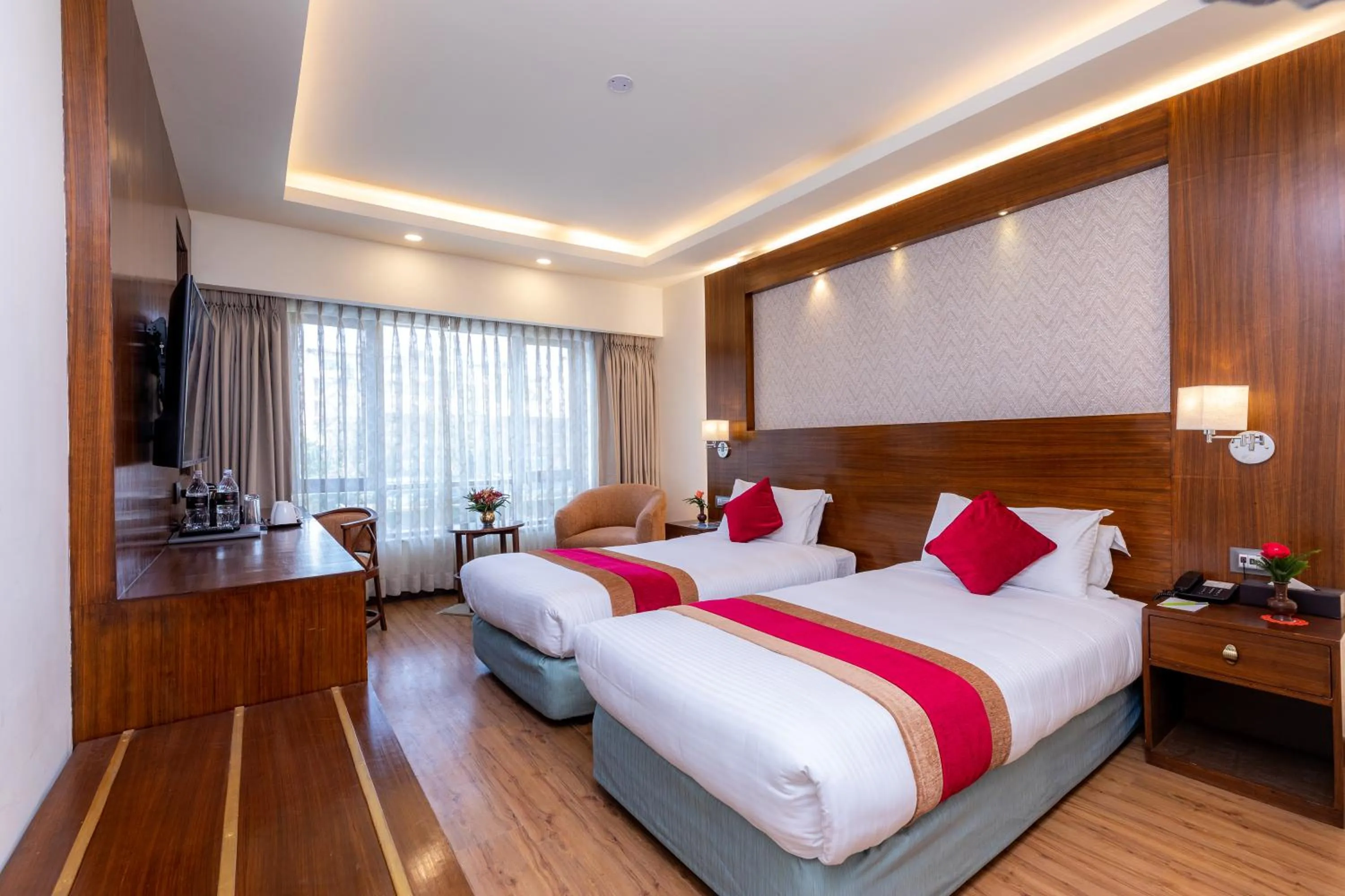 Bedroom, Bed in The Malla Hotel - Thamel, 2 km to Swayambhunath Temple