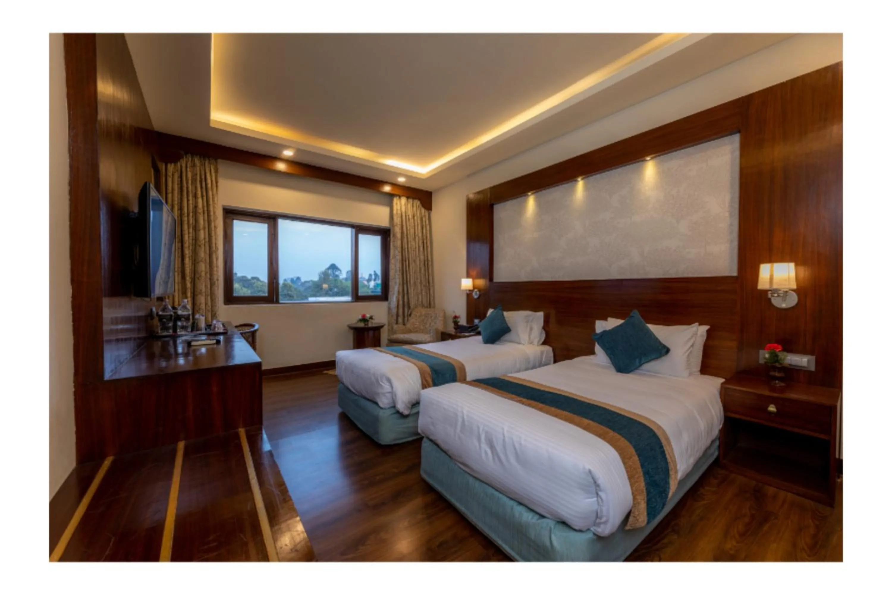 Photo of the whole room, Bed in The Malla Hotel - Thamel, 2 km to Swayambhunath Temple