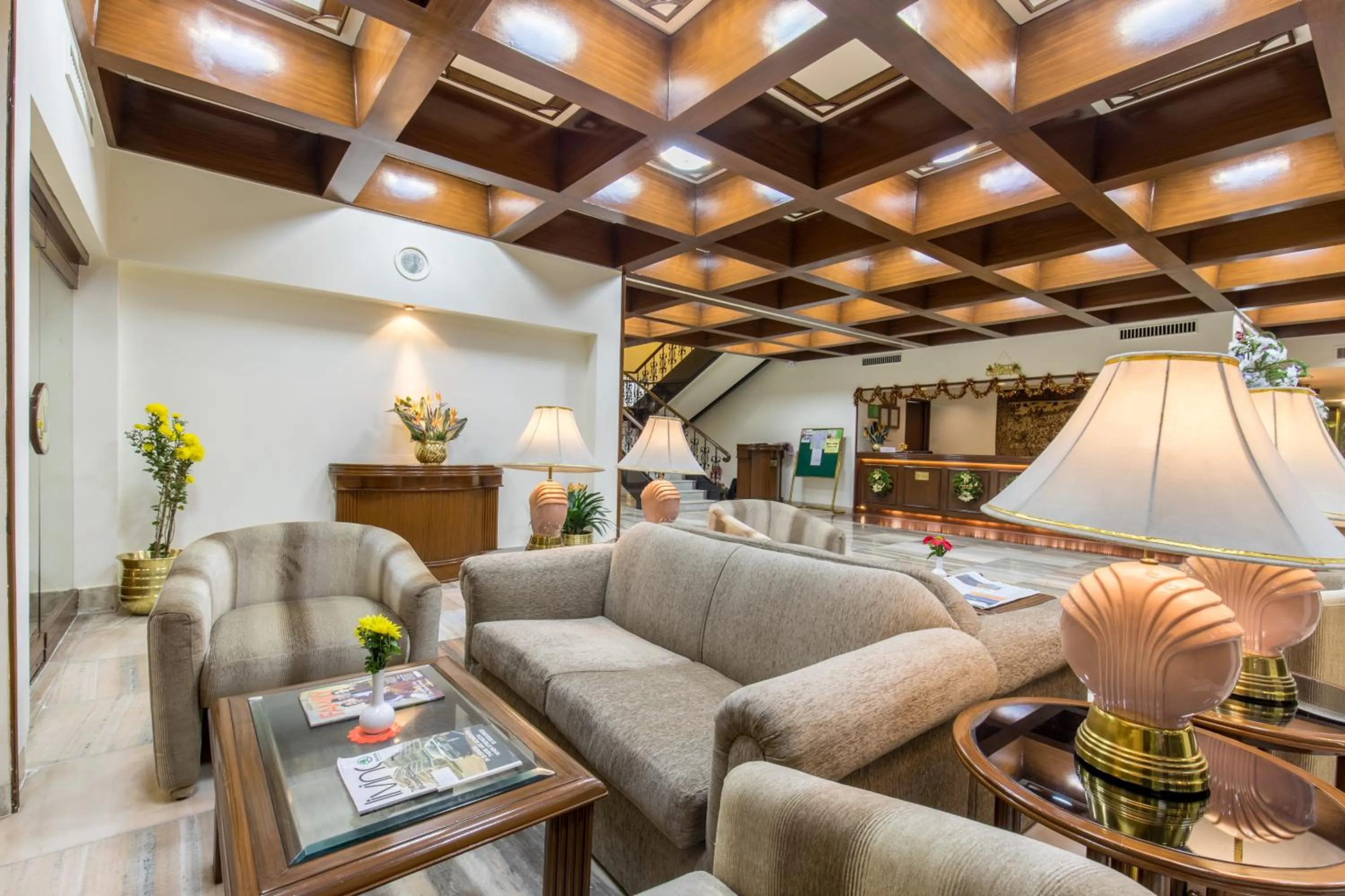 Seating area in The Malla Hotel - Thamel, 2 km to Swayambhunath Temple