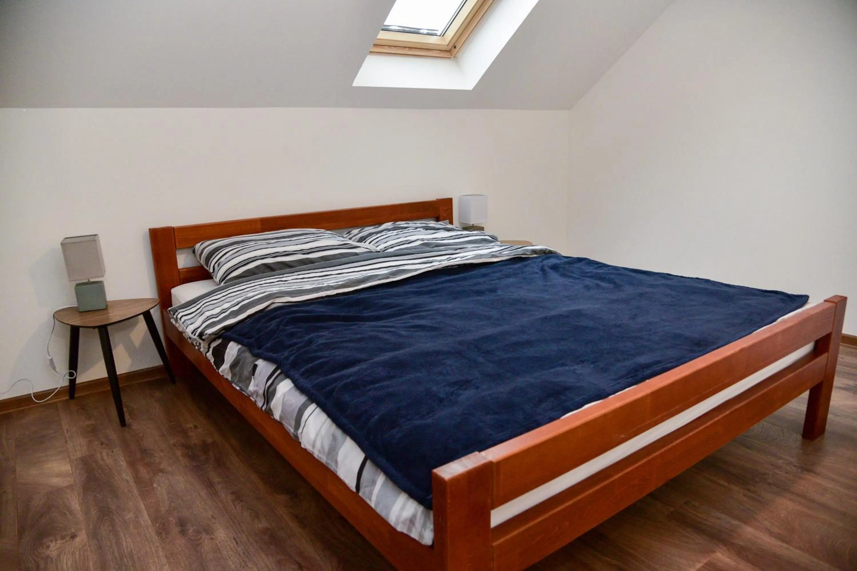 Bed in Tesla Coil Apartments
