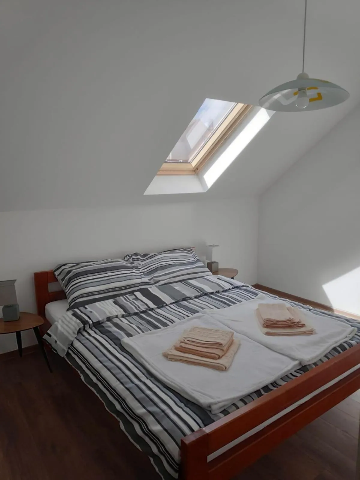 Bed in Tesla Coil Apartments