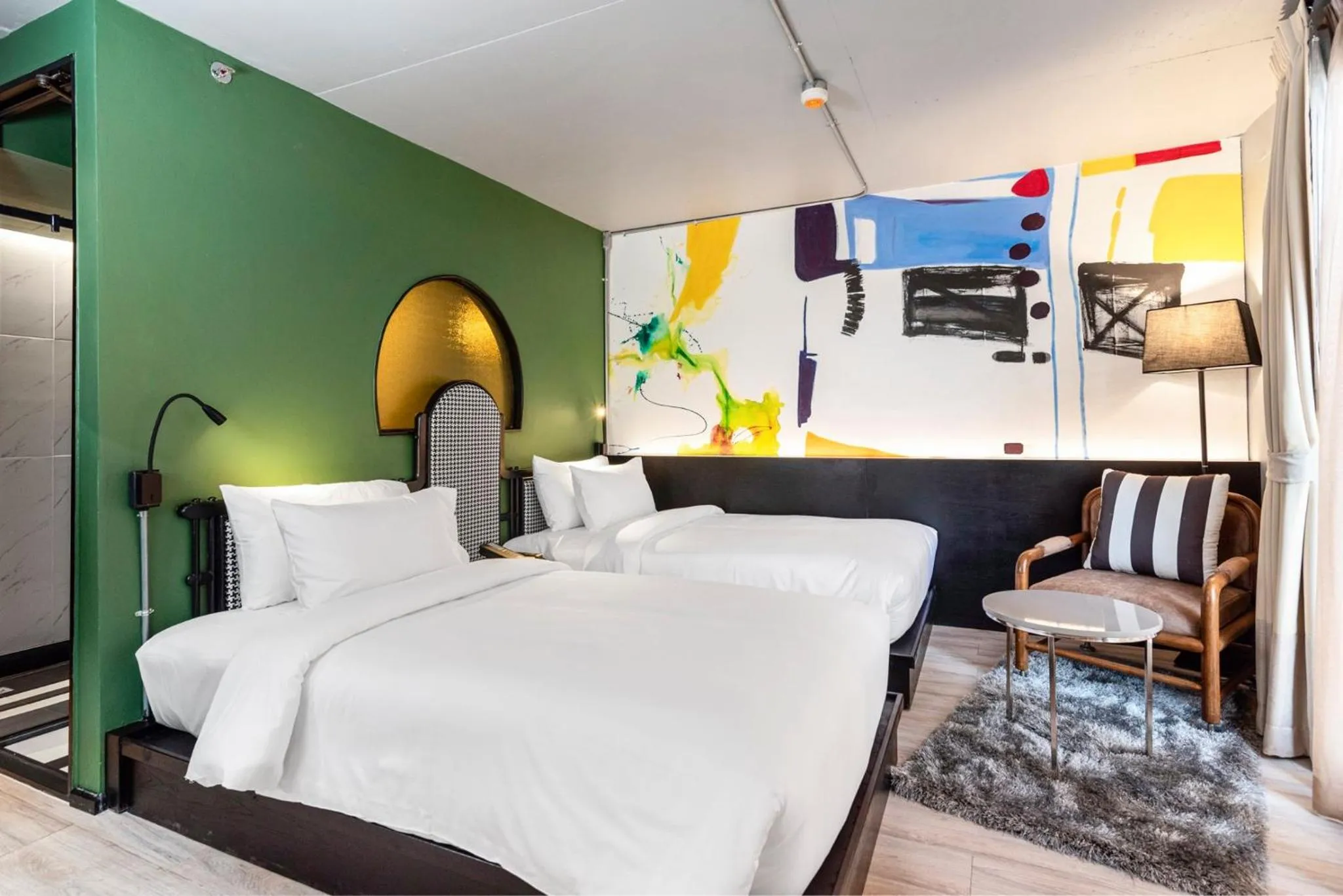 Bed in MeStyle Museum Hotel