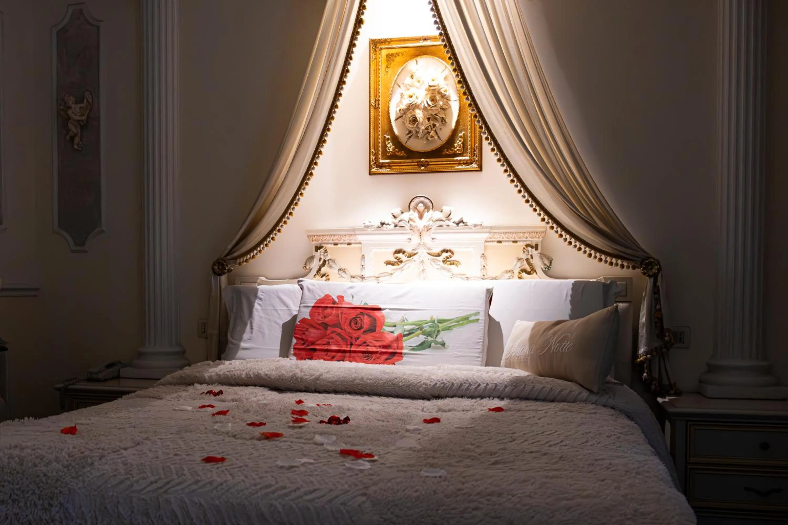 Bedroom, Bed in Hotel Vandelli