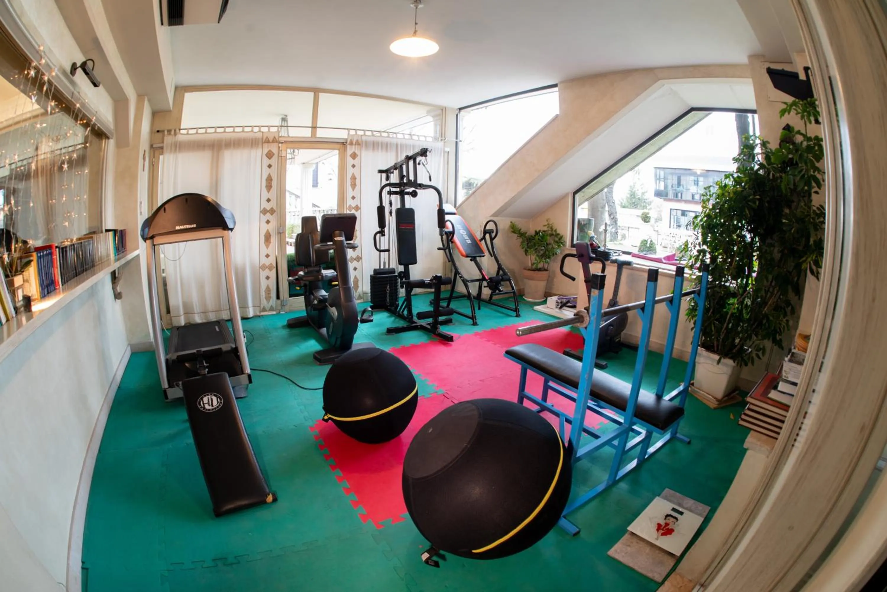 Fitness centre/facilities in Hotel Vandelli