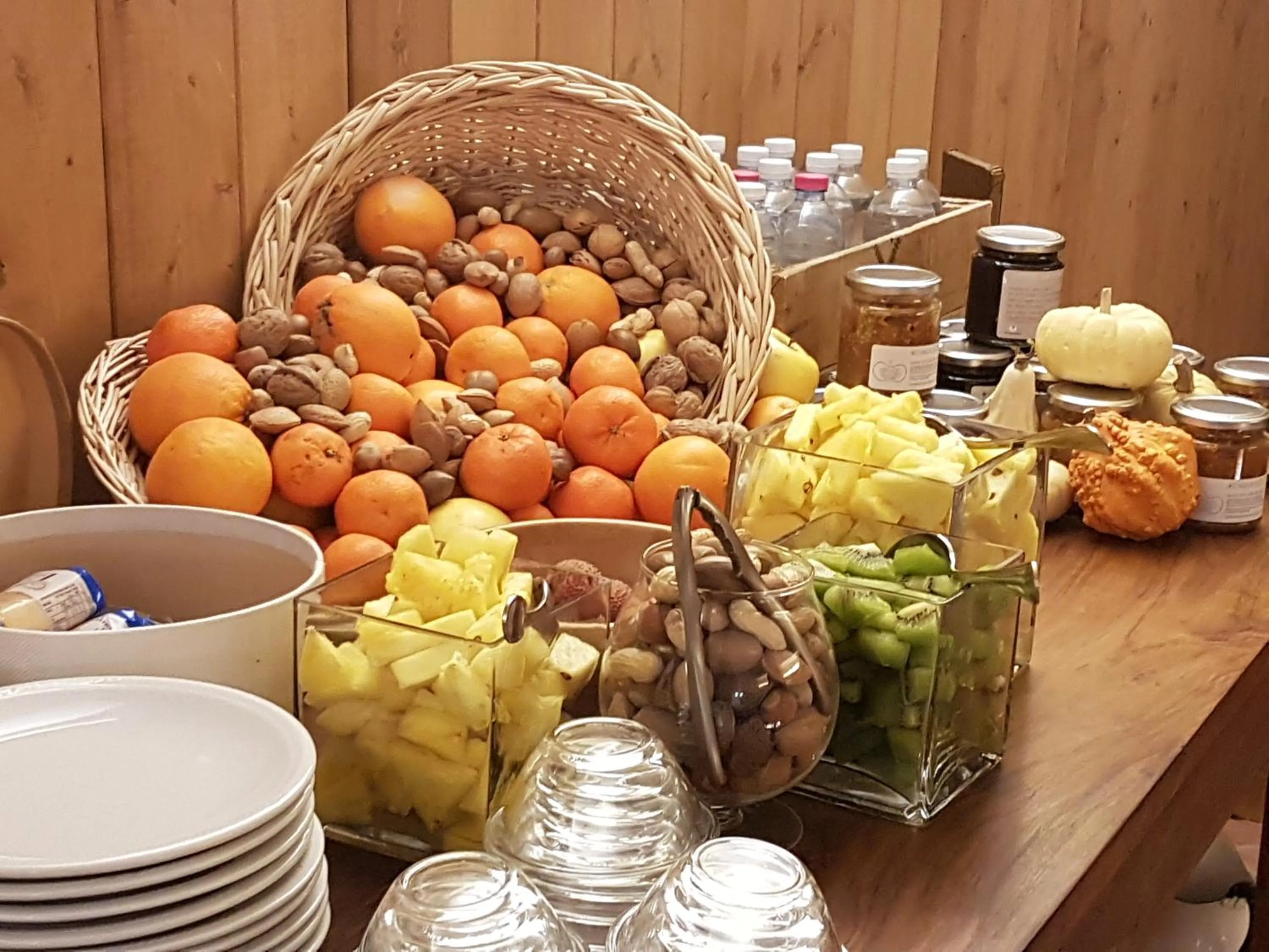 Italian breakfast in Fondo Brugarolo B&B