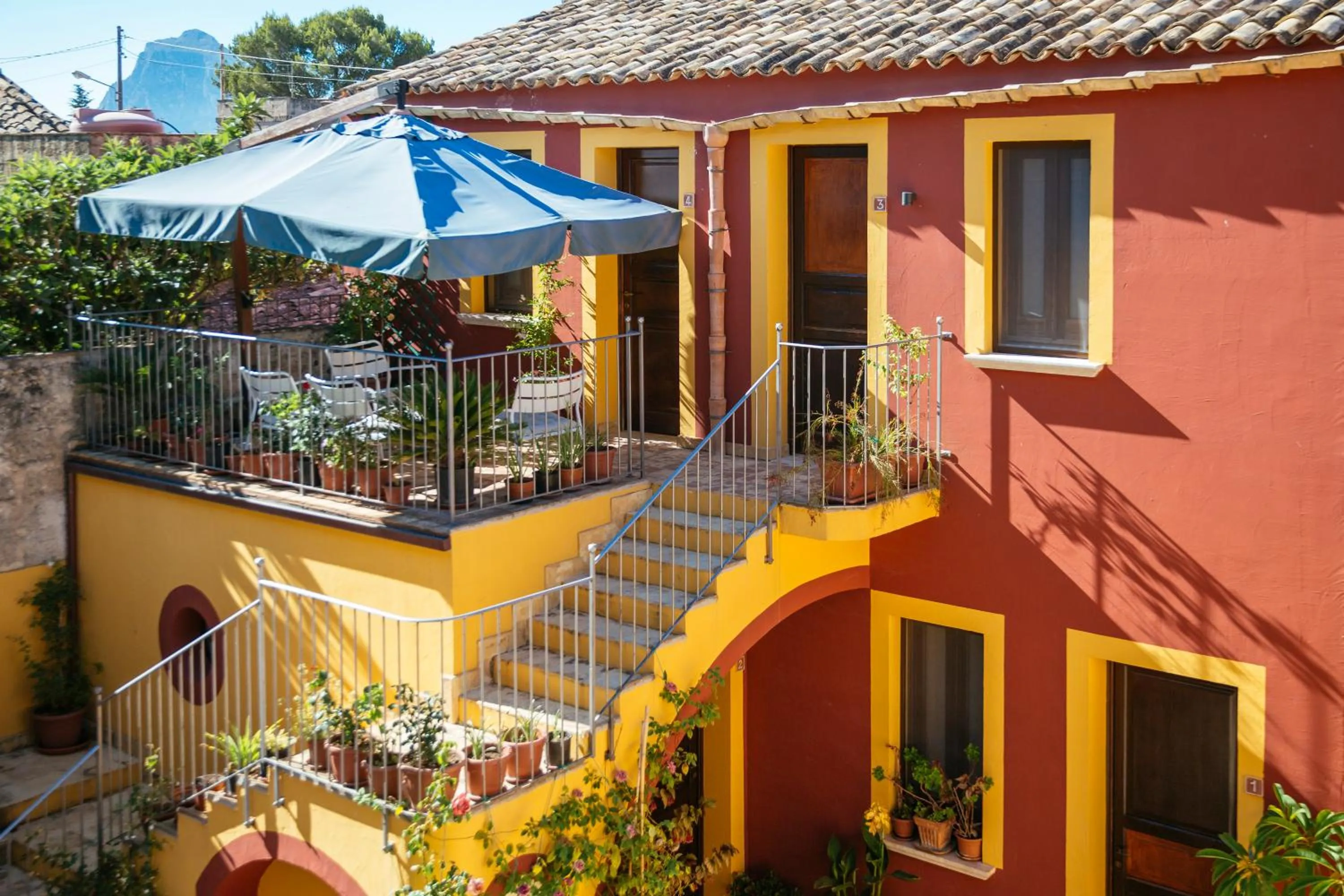 Balcony/Terrace in Hotel Baglio Catalano
