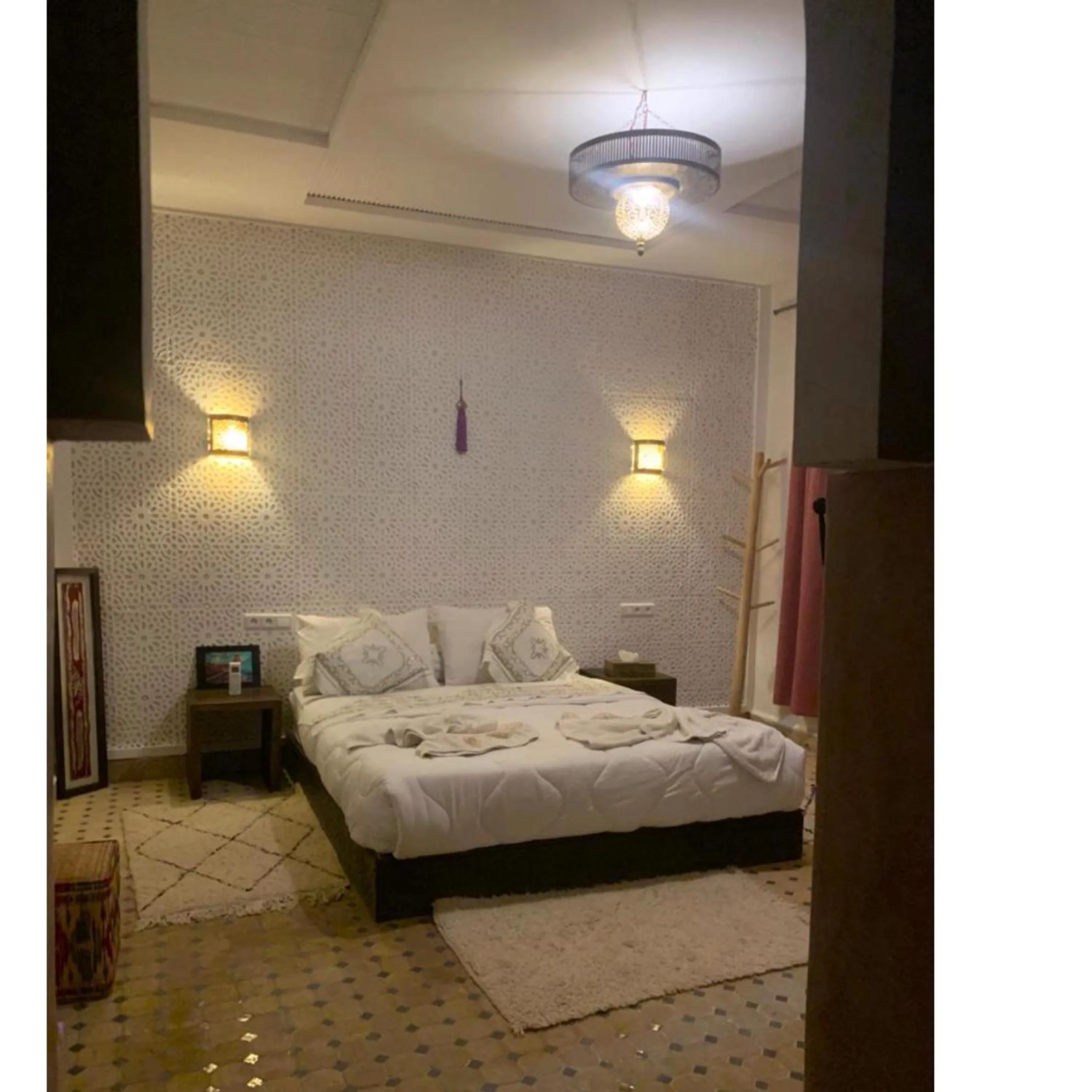 Bed in Riad Marchica