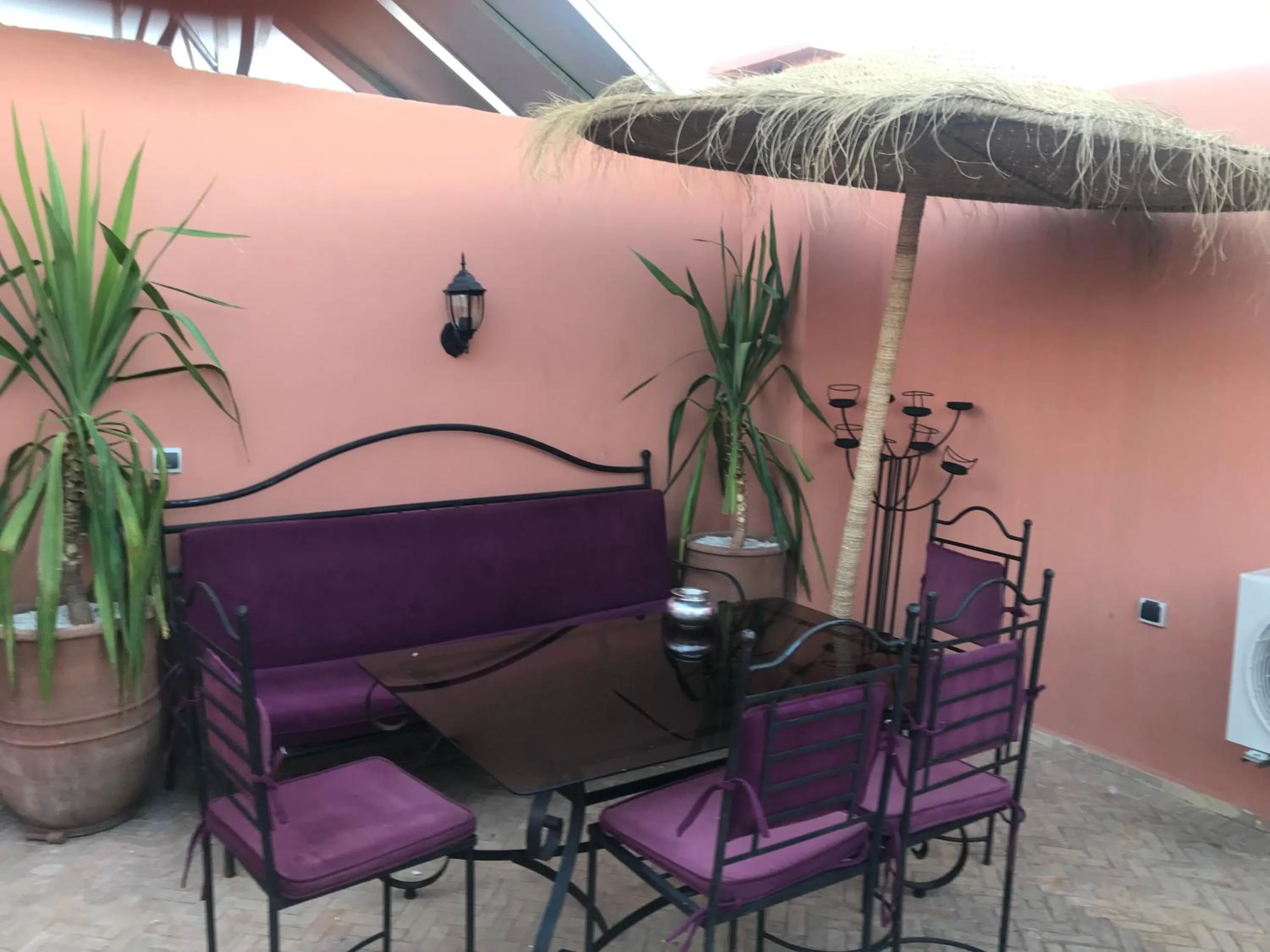 Patio in Riad Marchica