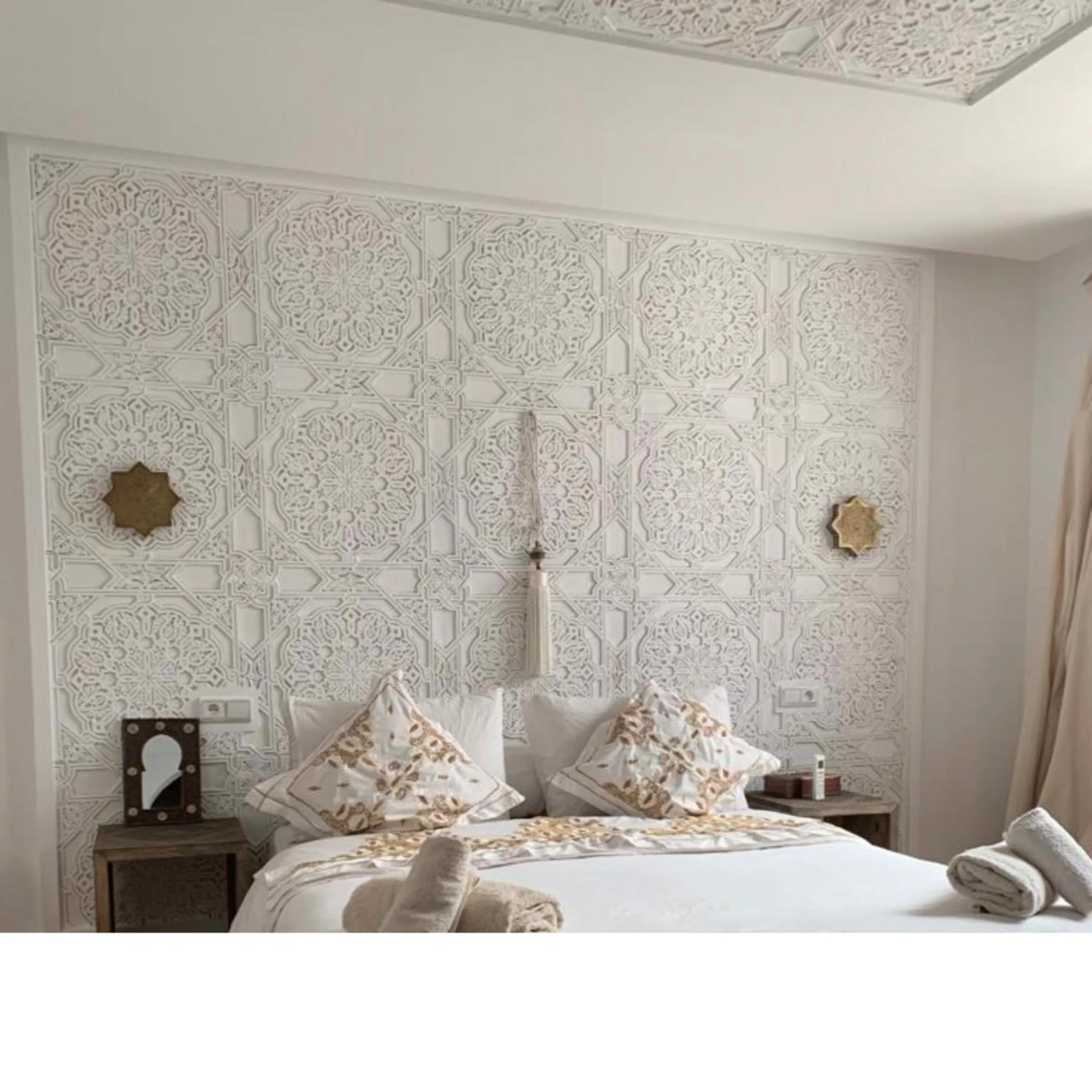 Bed in Riad Marchica