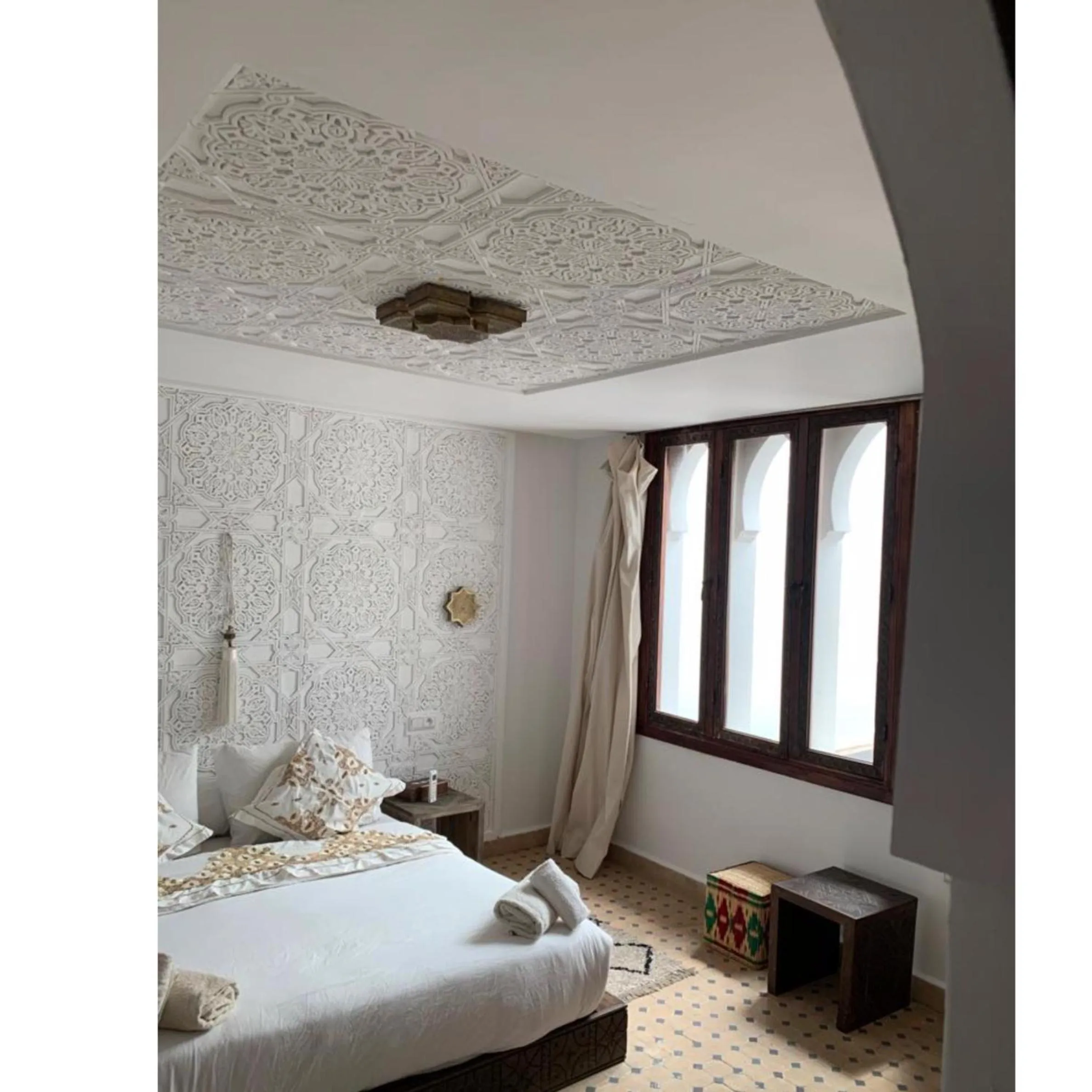 Bed in Riad Marchica