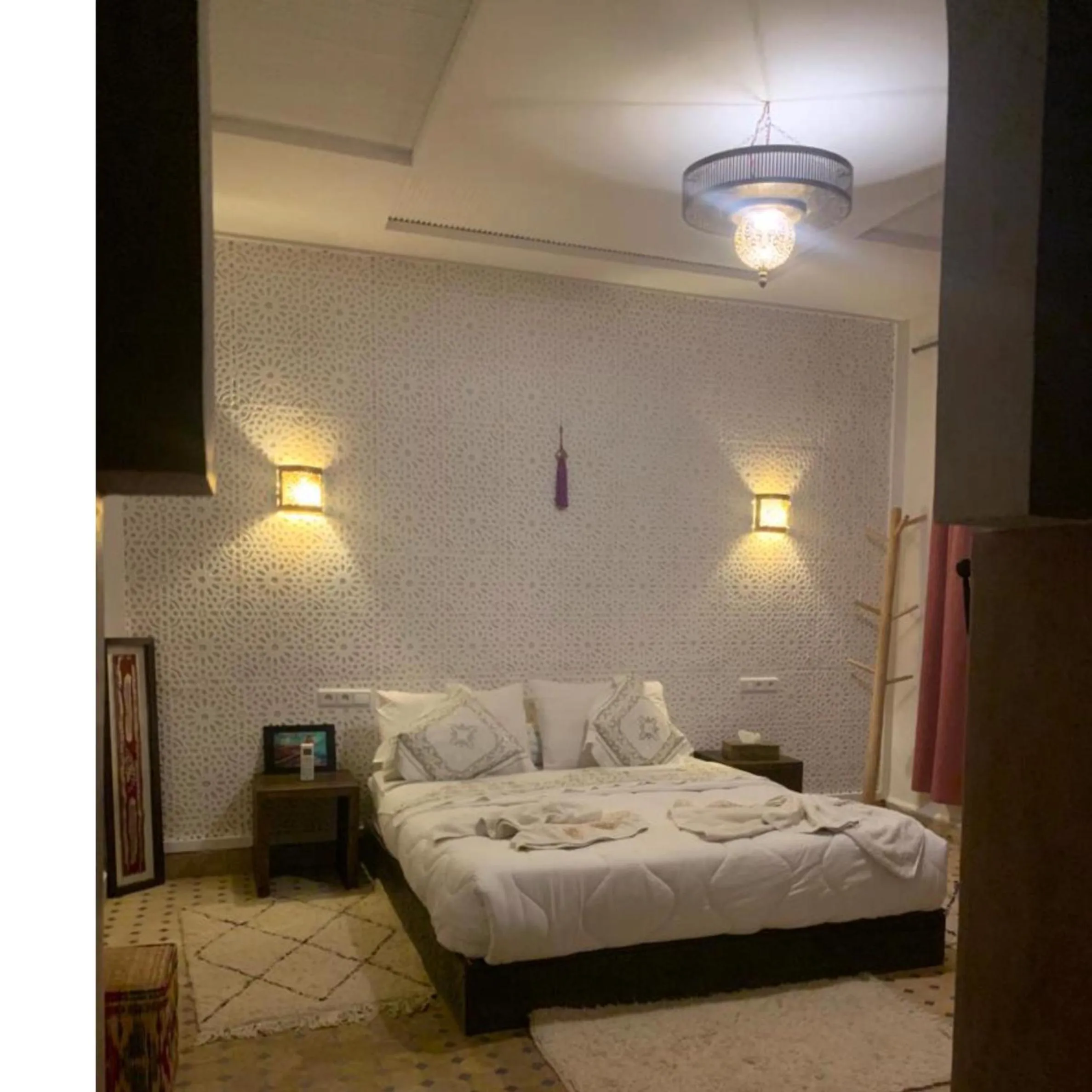 Bed in Riad Marchica