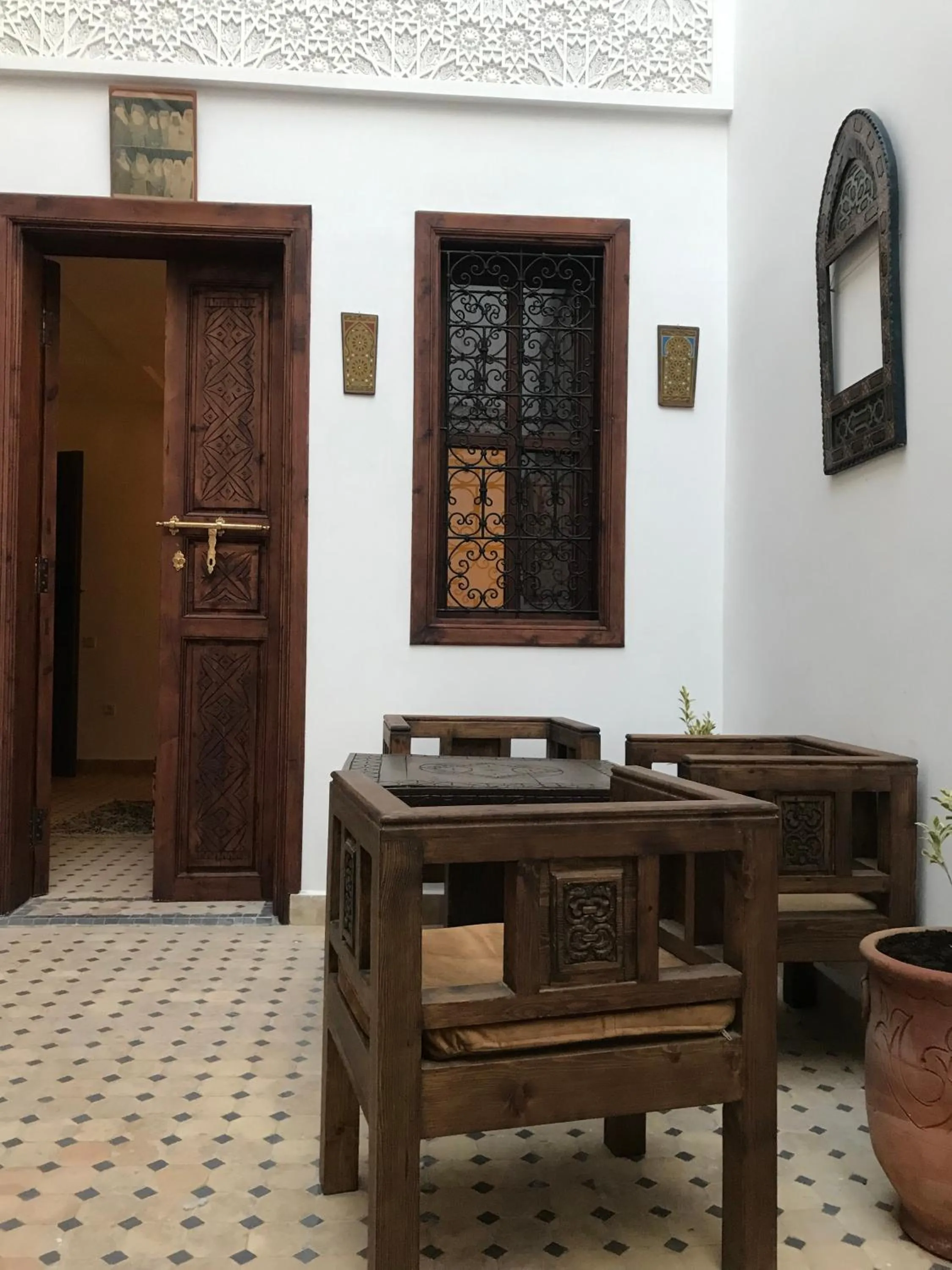 Dining area in Riad Marchica