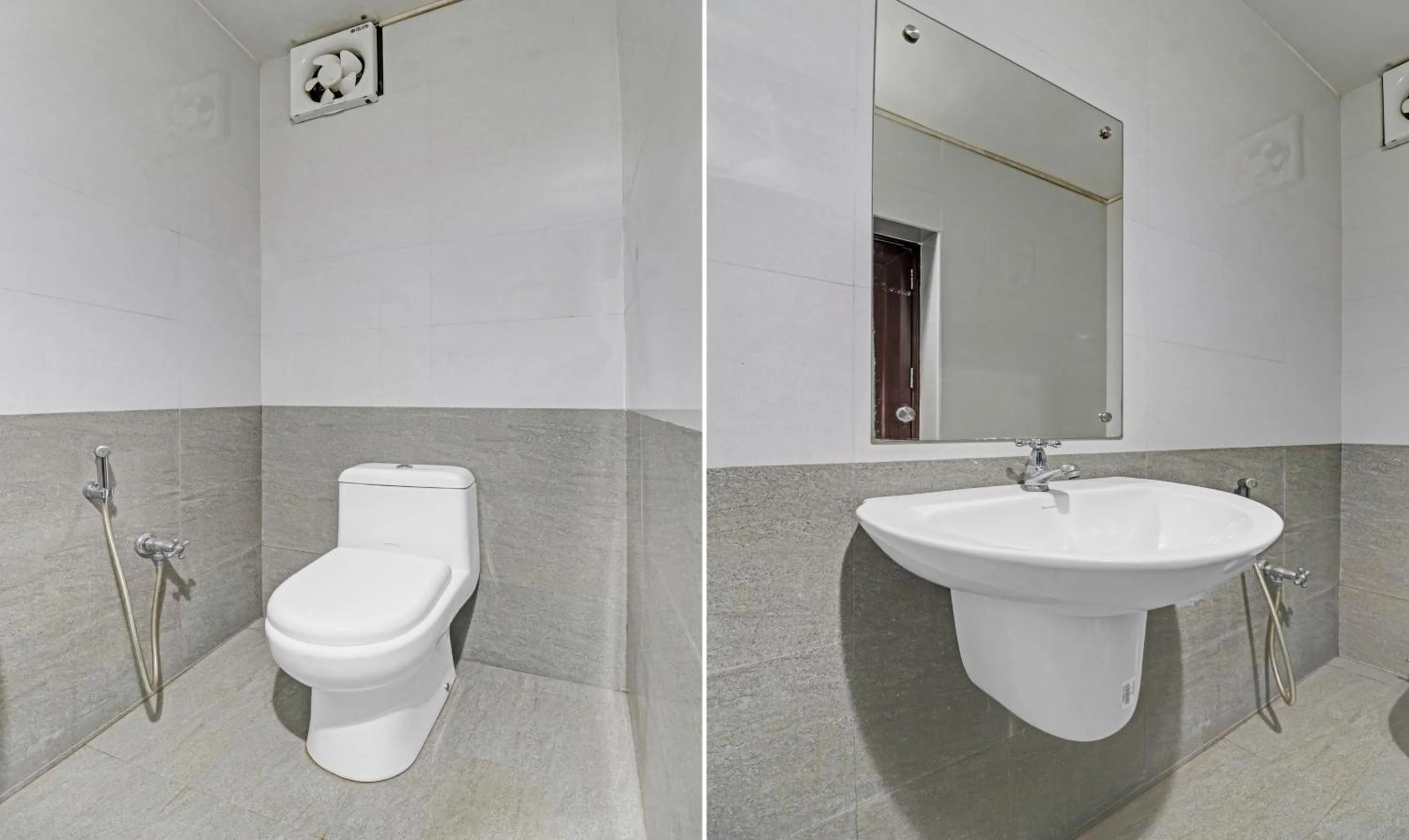 Toilet in Treebo Backpackers Inn