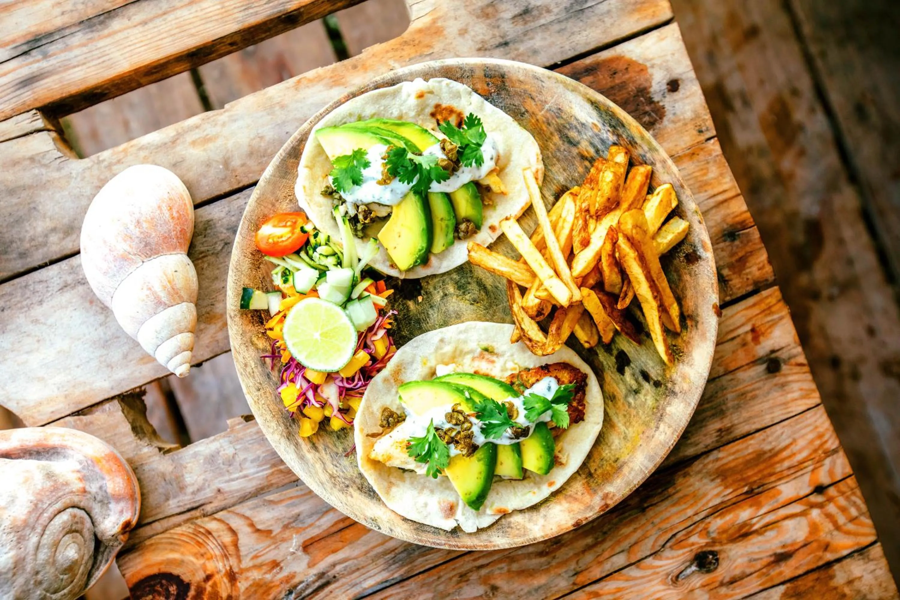 Restaurant/places to eat in Salty's Kitesurf Village