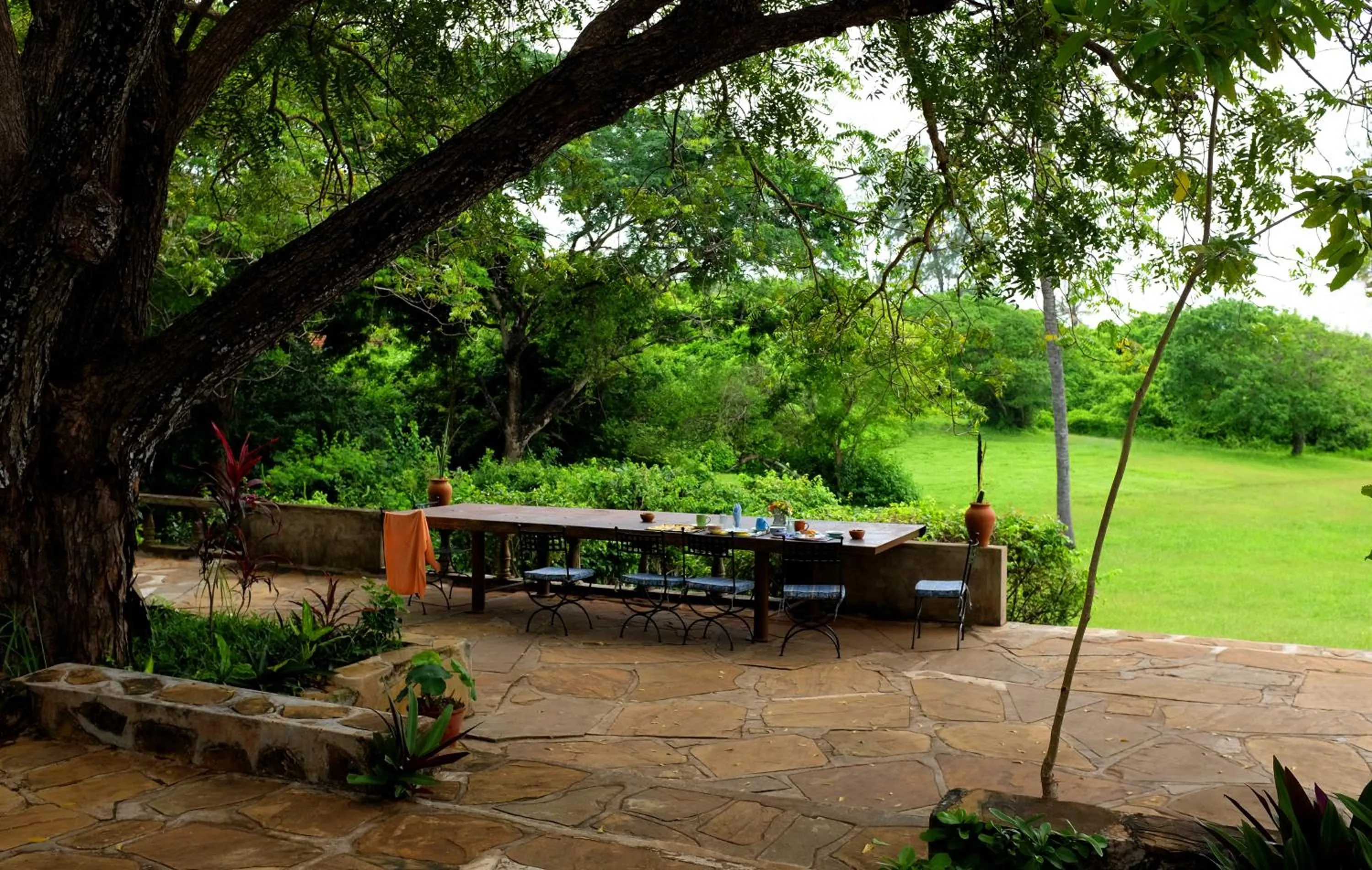 Garden in Salty's Kitesurf Village